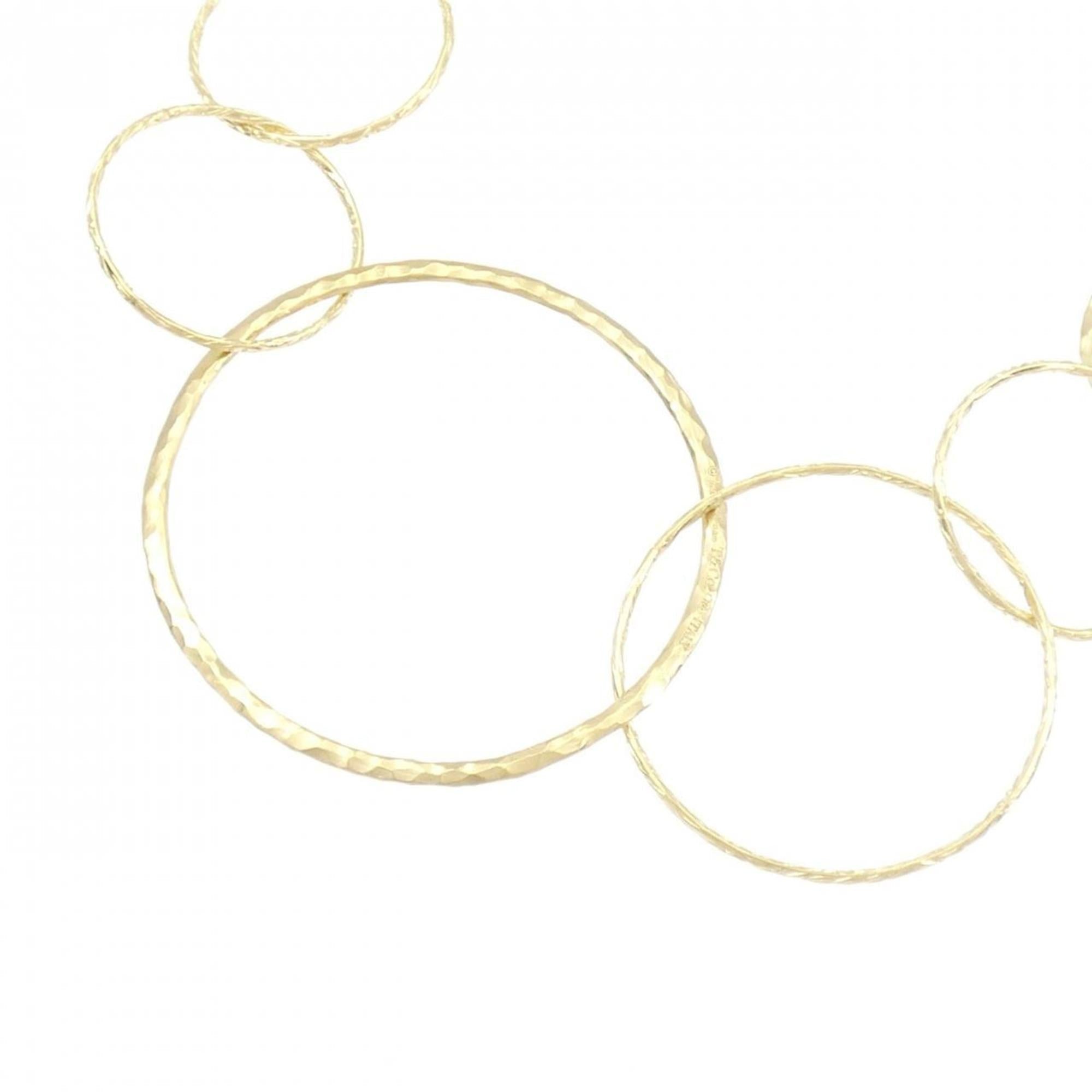Hamard Circle Pendant Necklace 18K Yellow Gold