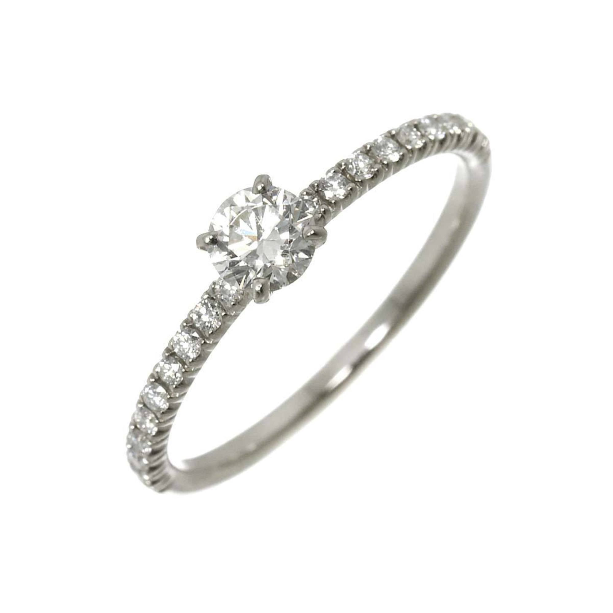 Ring Platinum With Diamond 0.24ct
