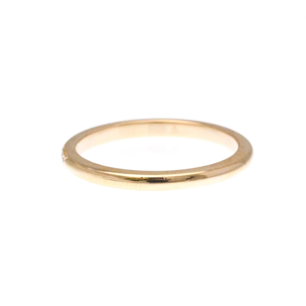 Band Ring 18K Rose Gold With Diamond