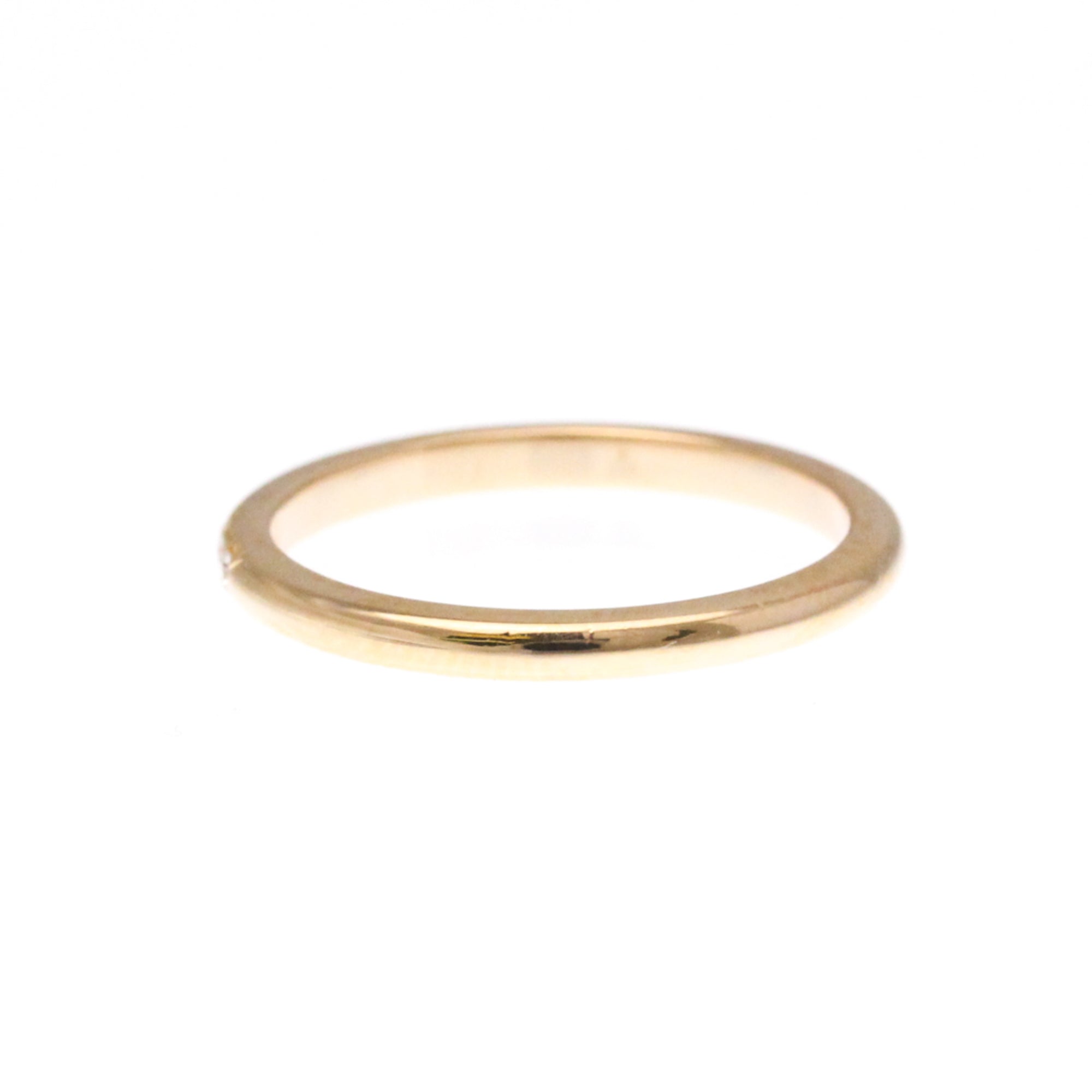 Band Ring 18K Rose Gold With Diamond