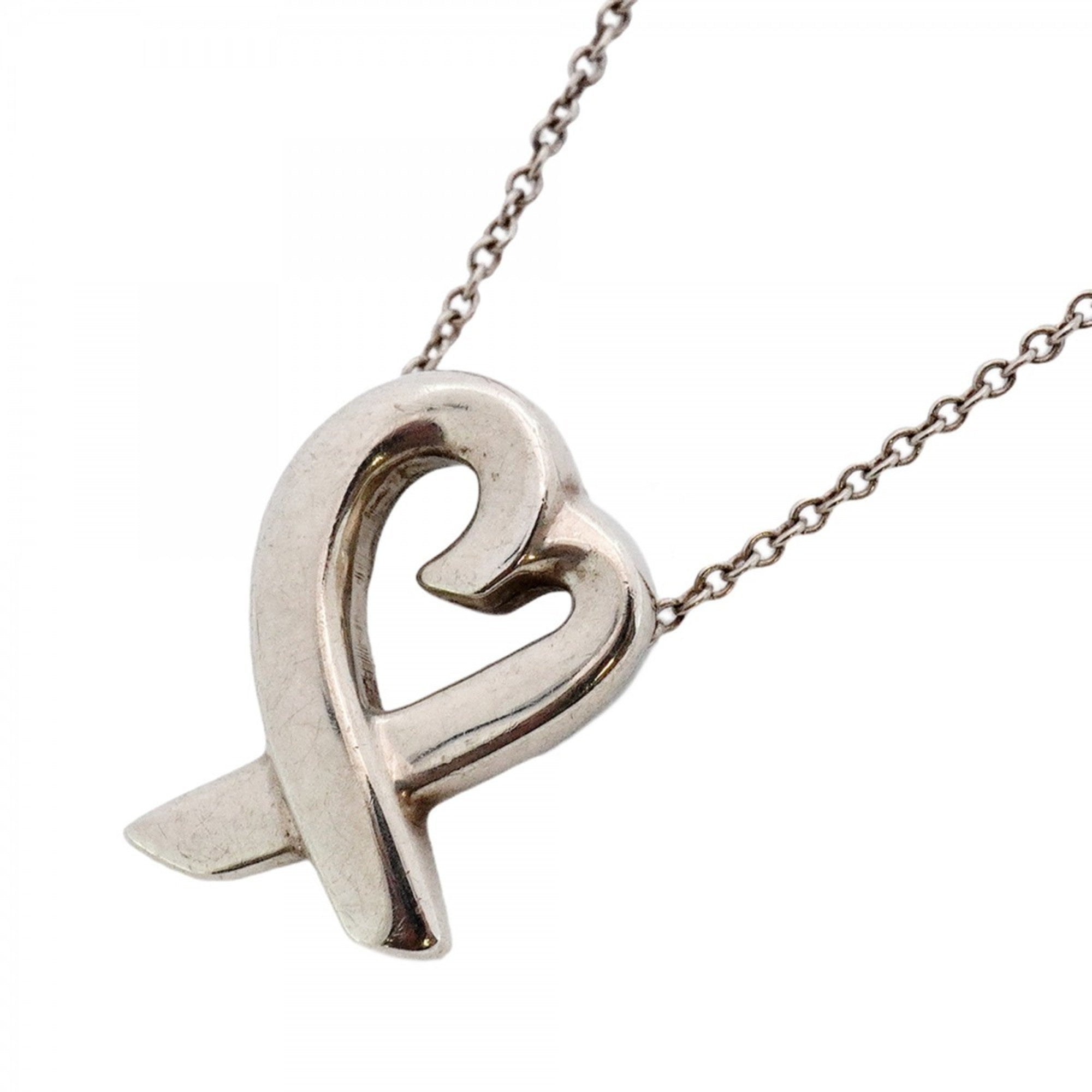 Loving Heart Pendant Necklace Sterling Silver
