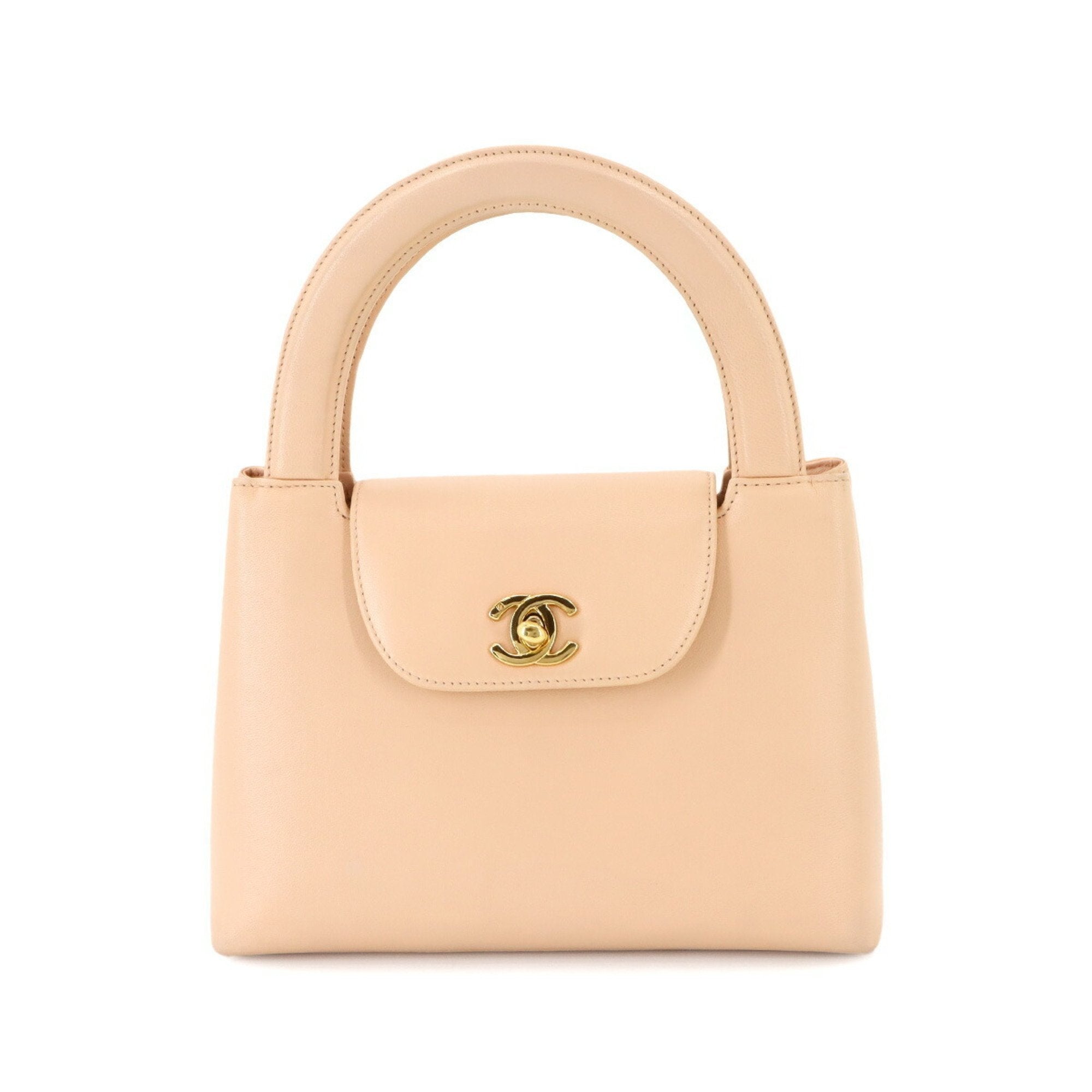 Vintage Top Handle Flap Bag Caviar Small