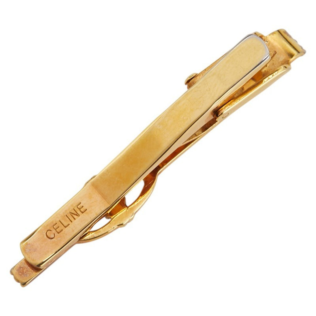 Macadam Triomphe Tie Pin Gold Brooch
