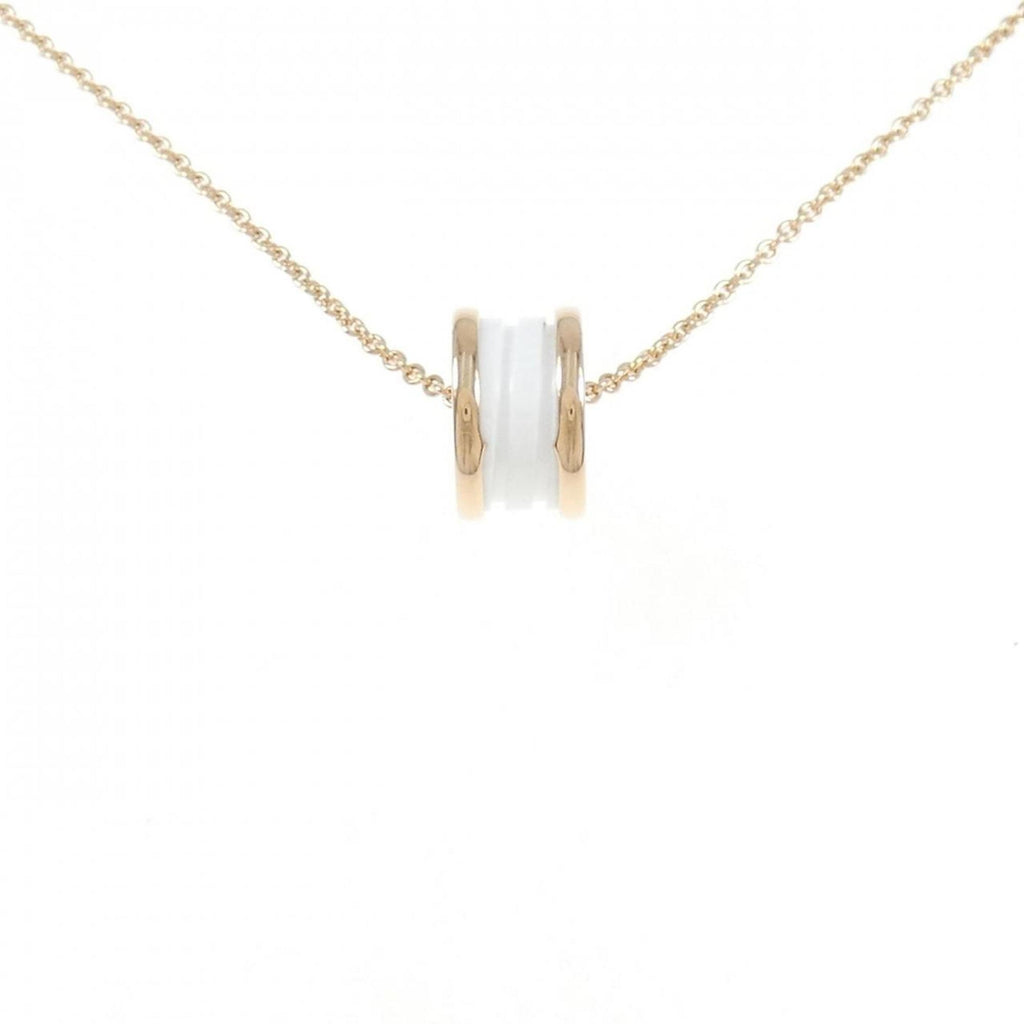 B.Zero1 Pendant Necklace Ceramic and 18K Rose Gold