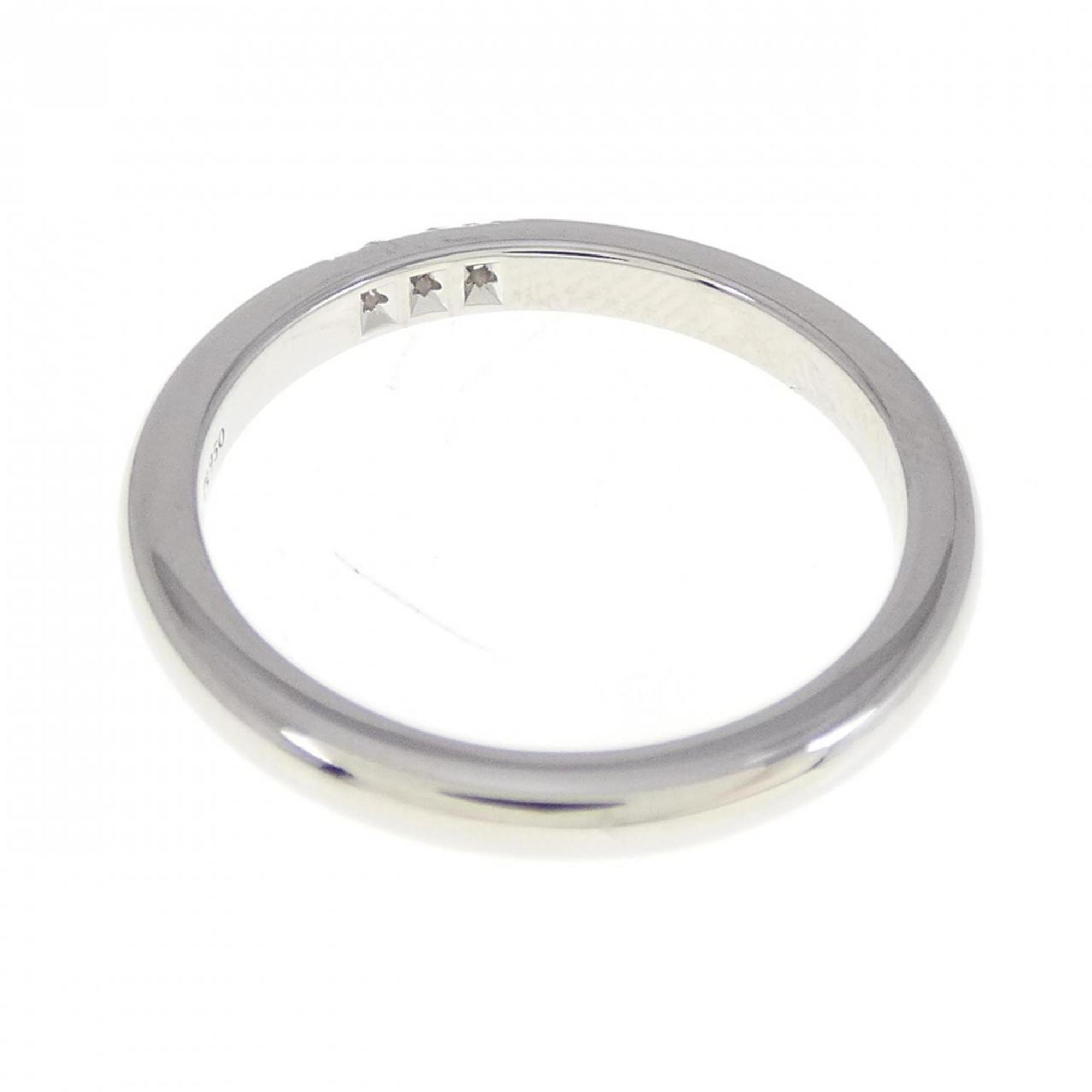 Band Ring Platinum with Diamond