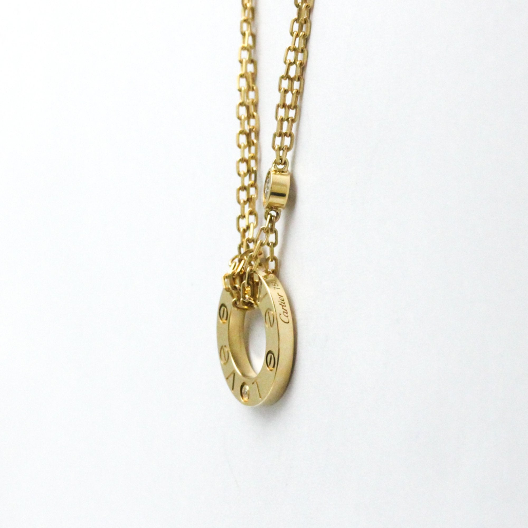 Pendant Necklace 18K Yellow Gold with Diamond