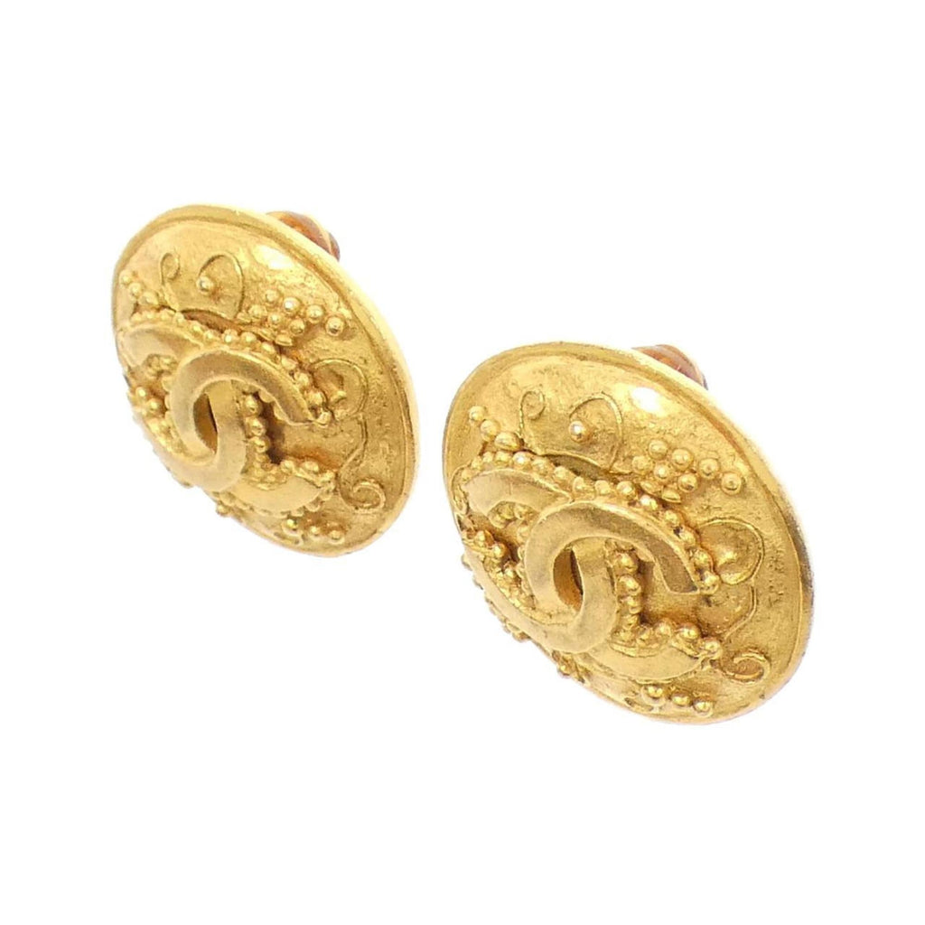 Clip-On Earrings Clip-On Gold-Tone Metal