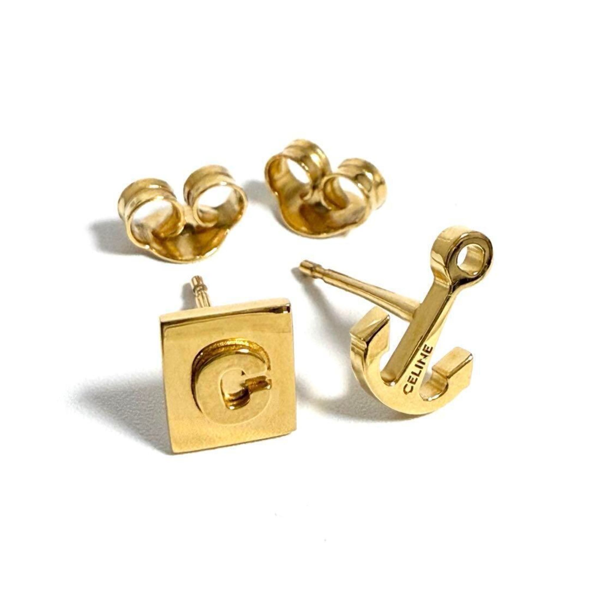 Logo Earrings Metal