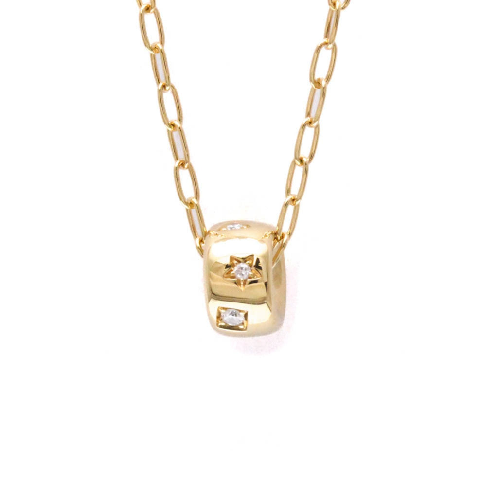 Pendant Necklace 18K Rose Gold with Diamond