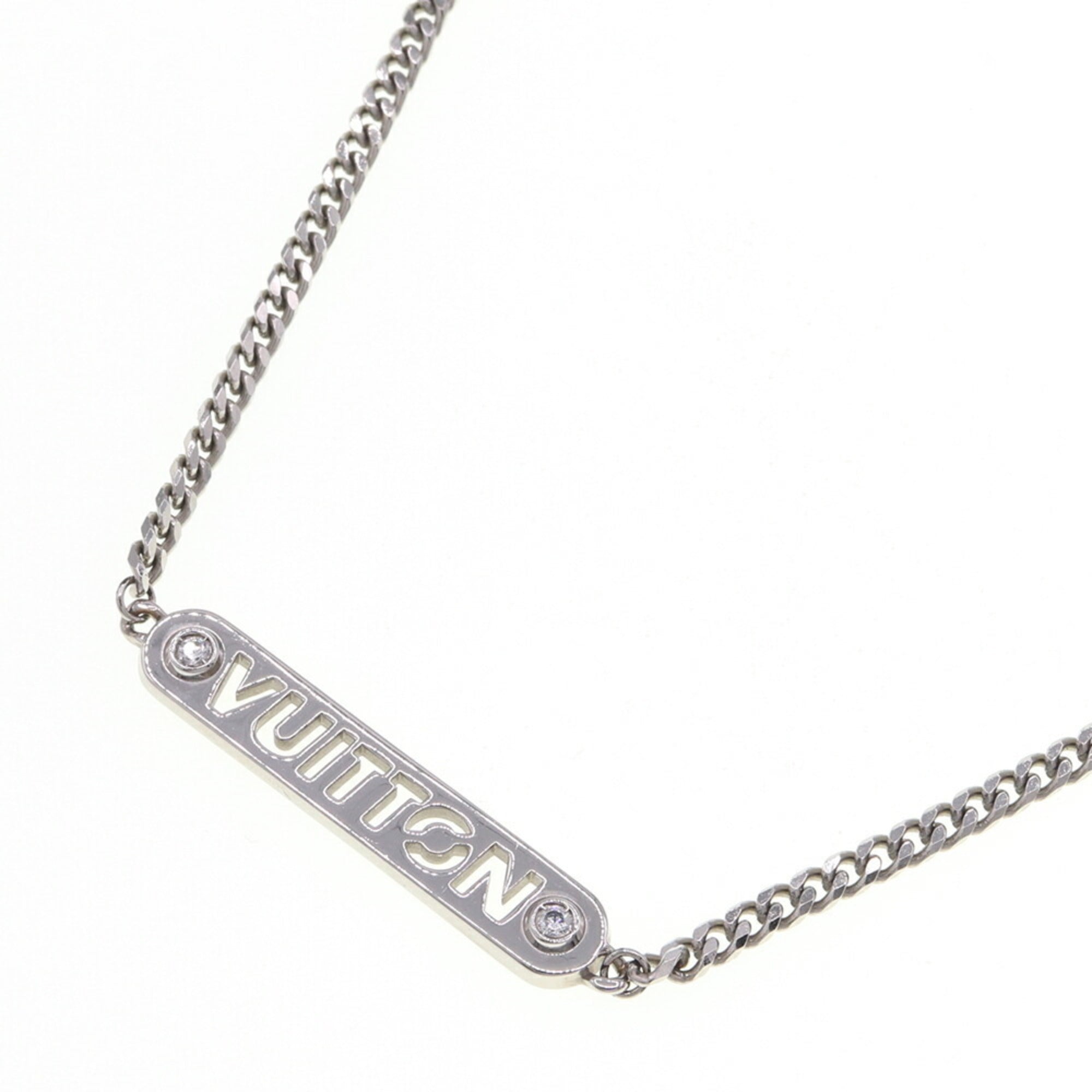 Pendant Necklace Metal Silver