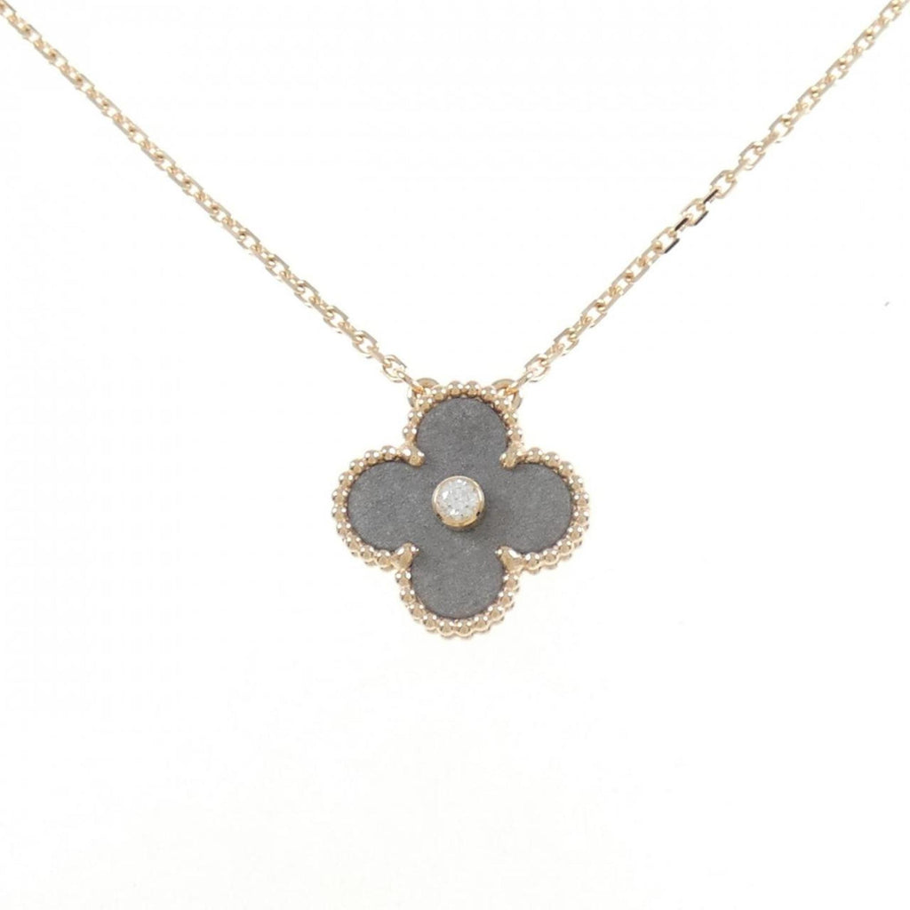 Vintage Alhambra Pendant Necklace 18K Rose Gold