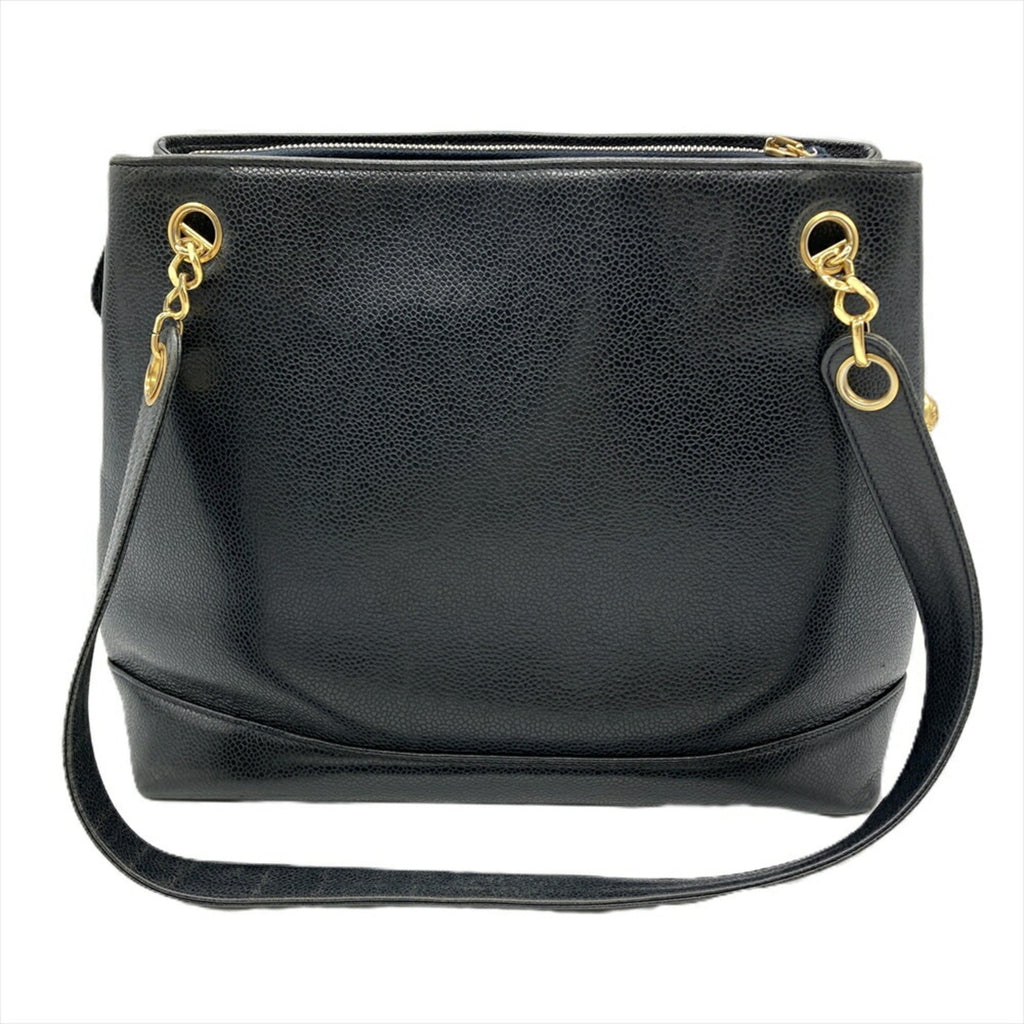 Vintage Timeless Chain Shoulder Bag Caviar Medium