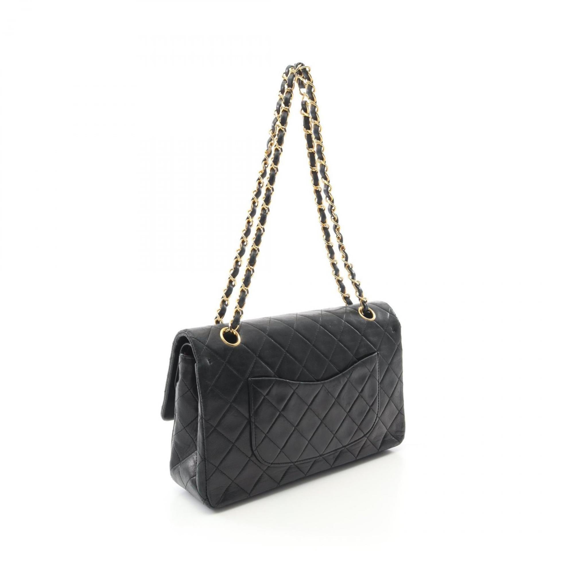Vintage Classic Double Flap Bag Quilted Lambskin Medium
