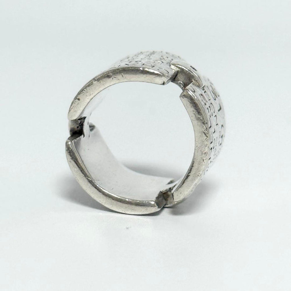 Vintage Bi-C Line Ring Sterling Silver