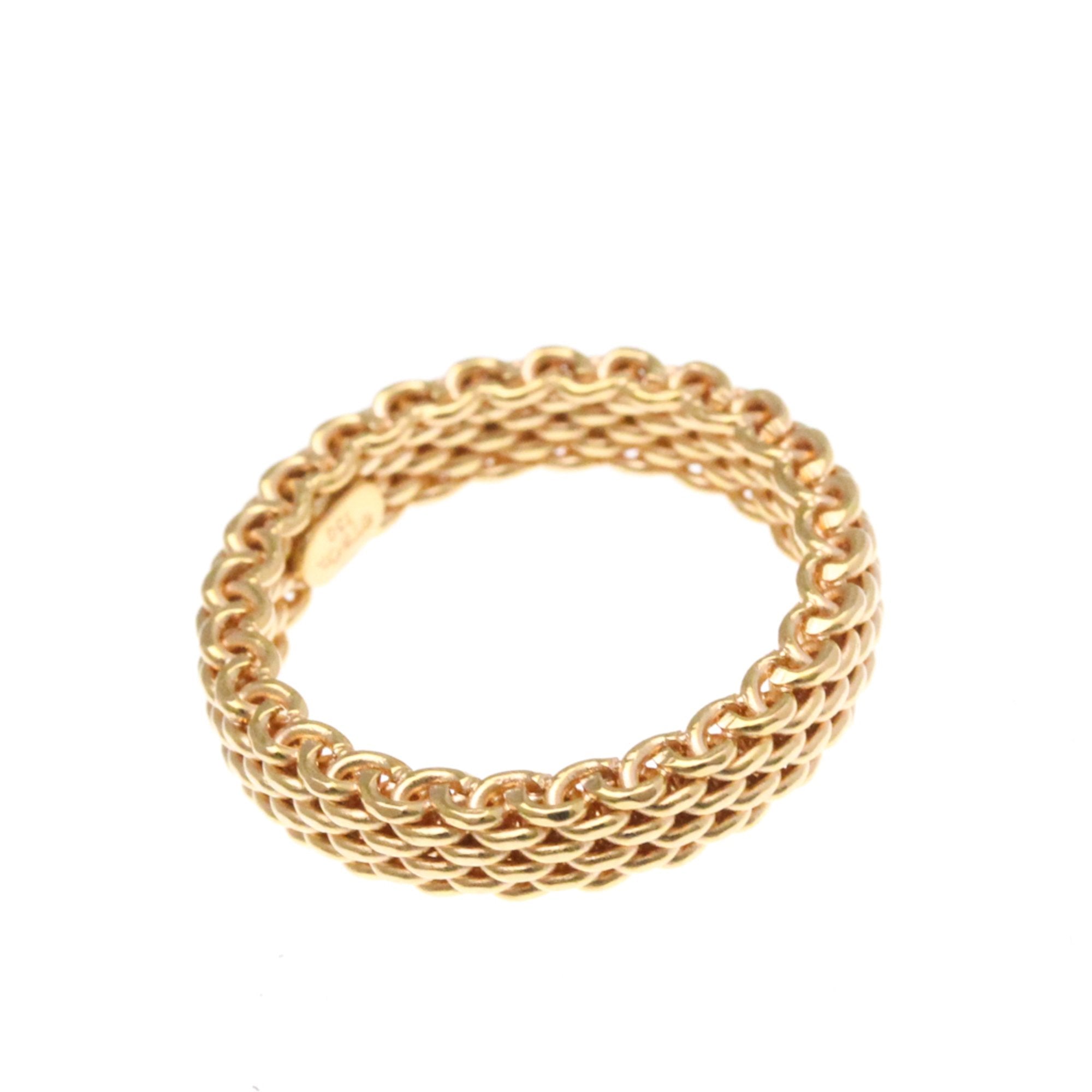 Somerset Mesh Ring 18K Rose Gold