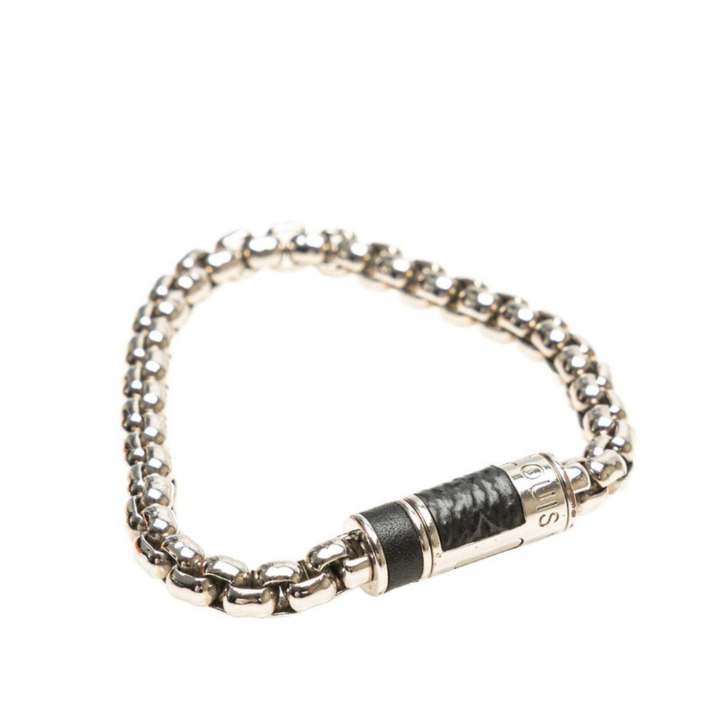 Monogram Eclipse Bracelet Metal Black and Silver