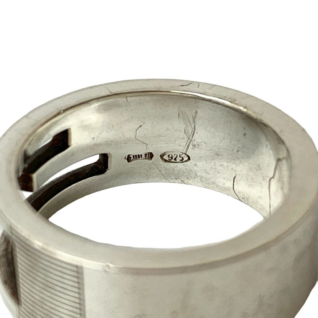 Square G Ring Sterling Silver