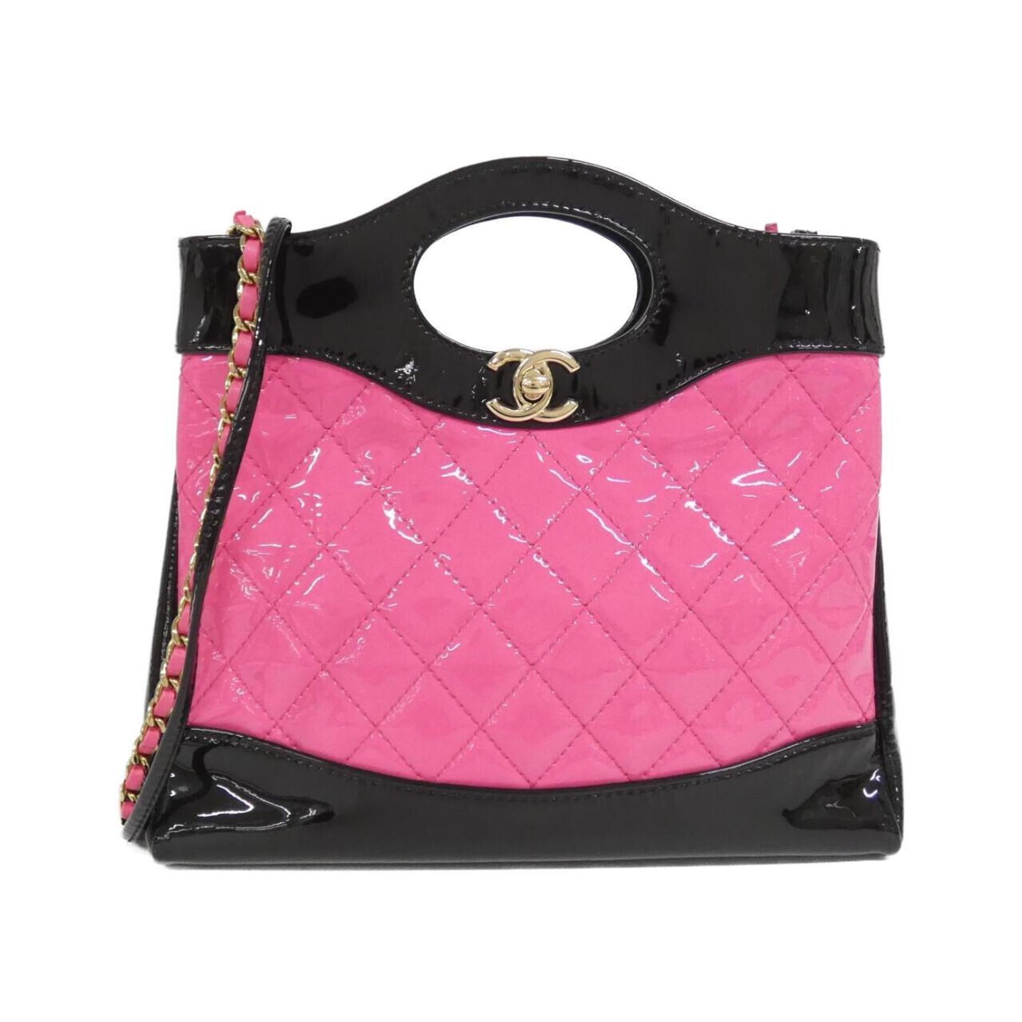 31 Shopping Bag Quilted Patent Mini