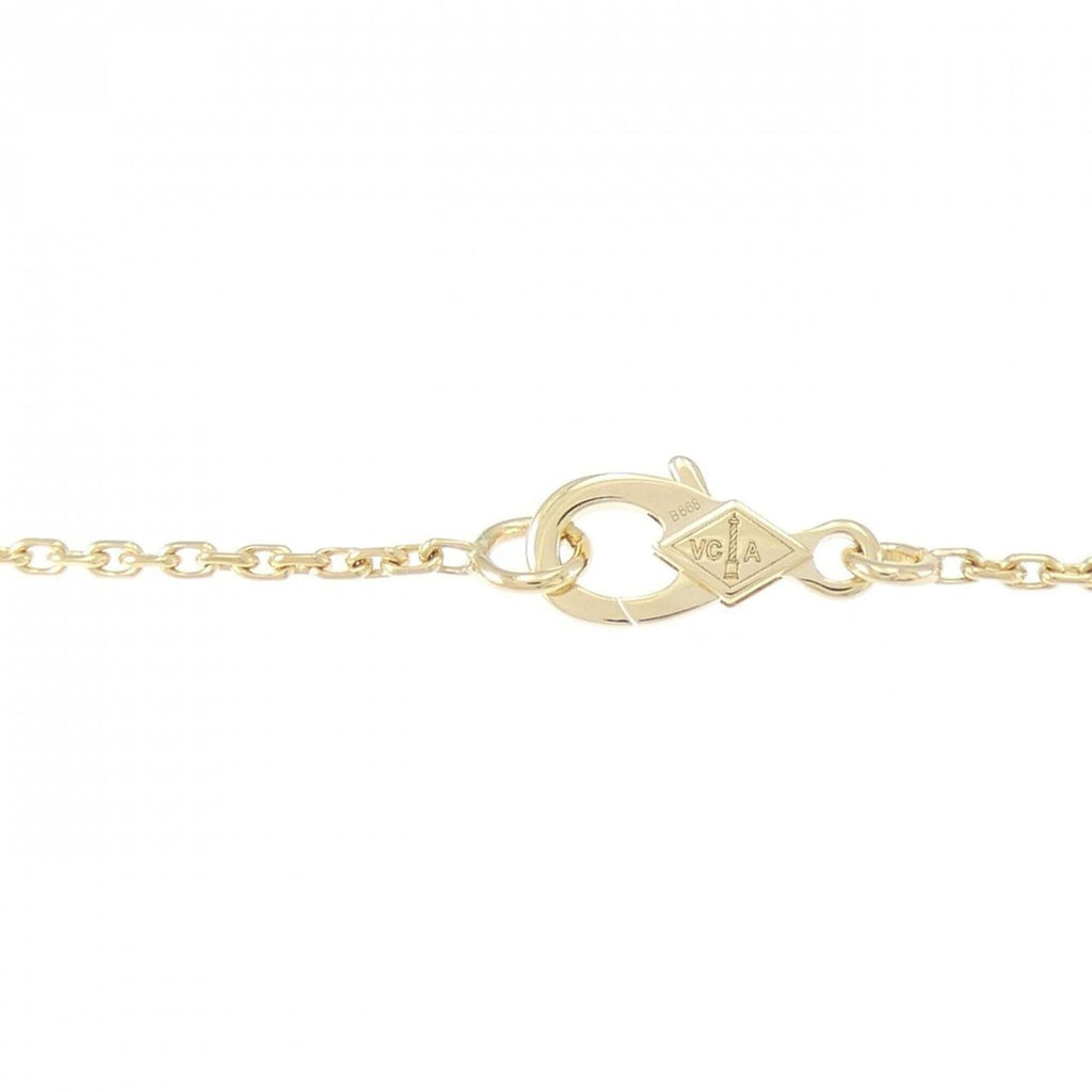 Vintage Alhambra Pendant Necklace 18K Yellow Gold