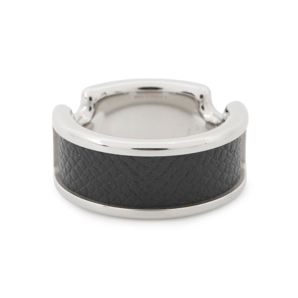Olympe Ring Epsom Leather and Metal Mini