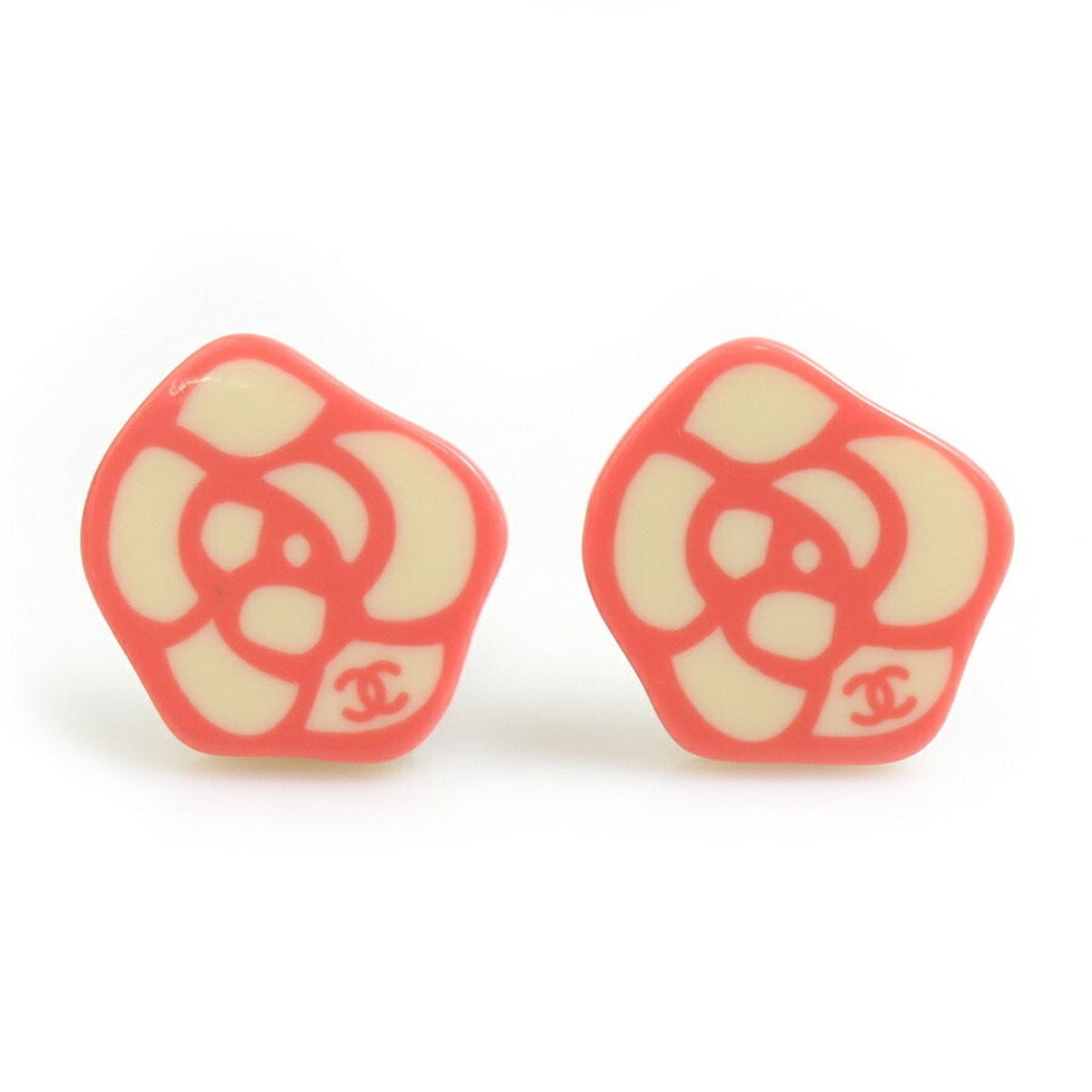 CC Logo Clip-On Earrings Gold-Tone Metal