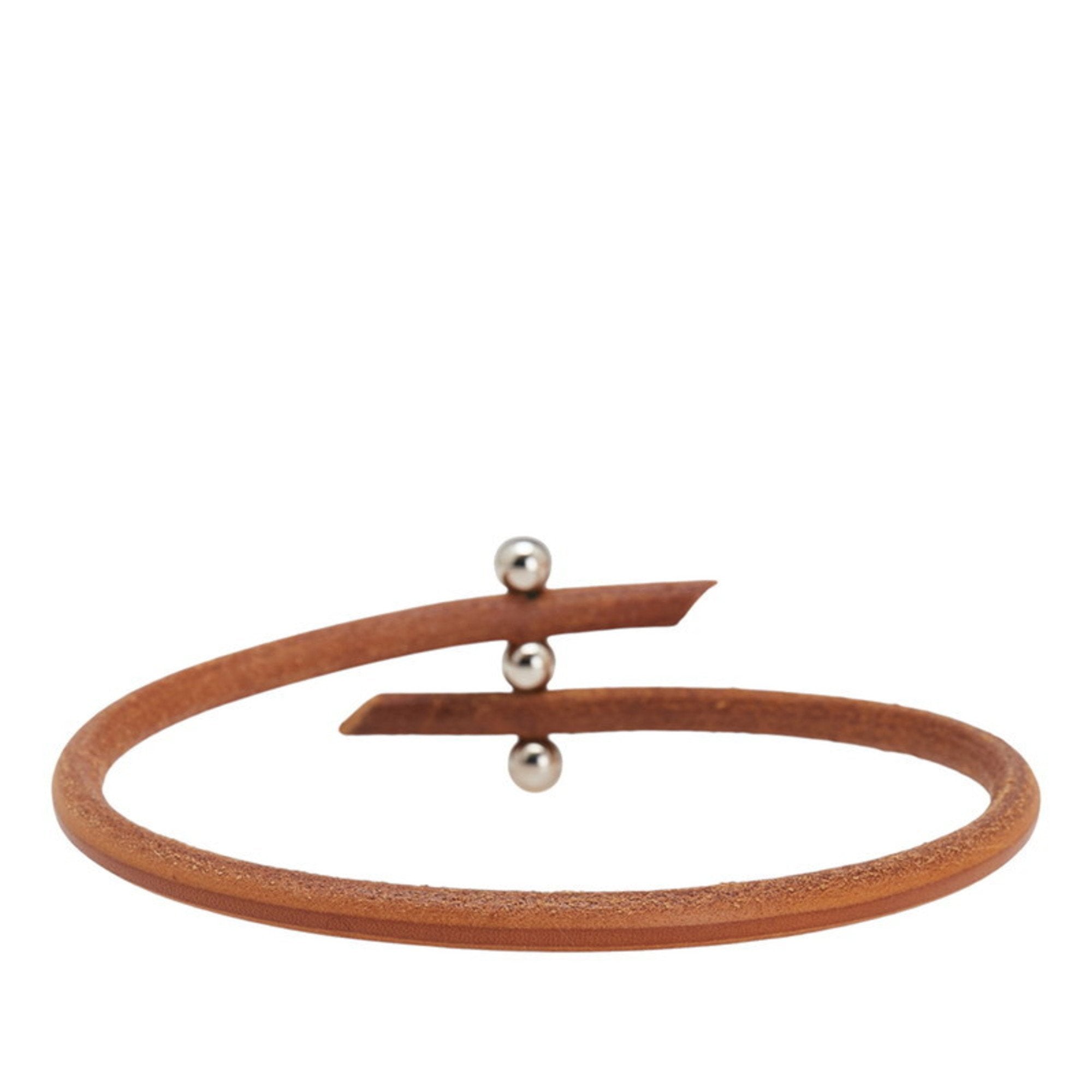 Bracelet Metal Brown and Silver