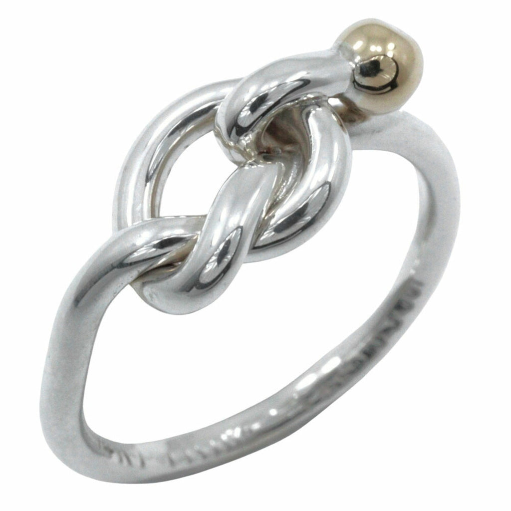 Love Knot Ring Sterling Silver and 18K Yellow Gold