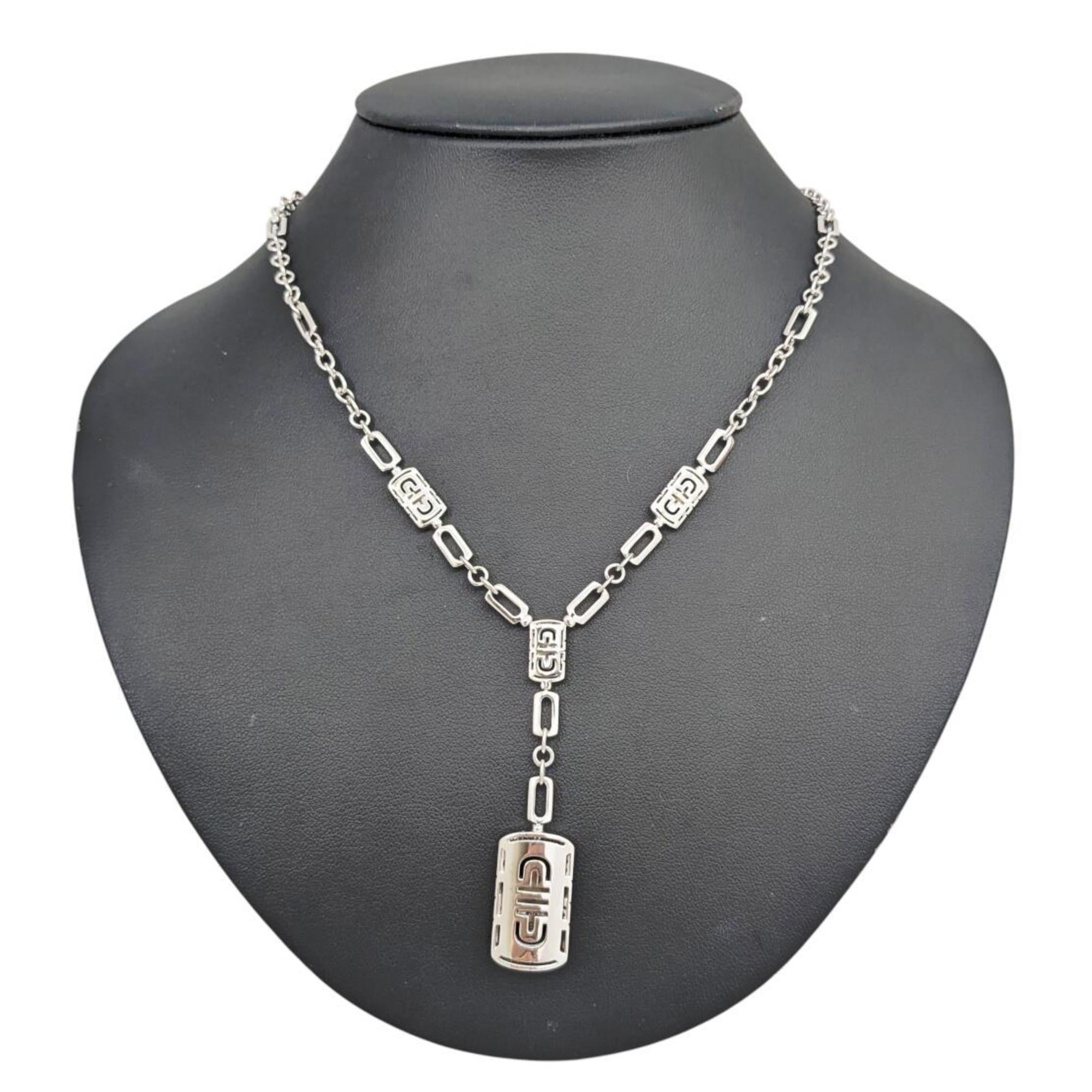 Pendant Necklace 18K White Gold
