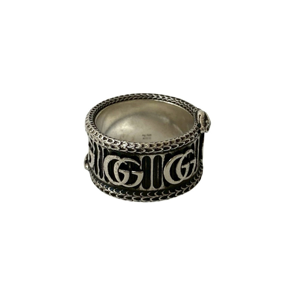 Double G Snake Ring Sterling Silver