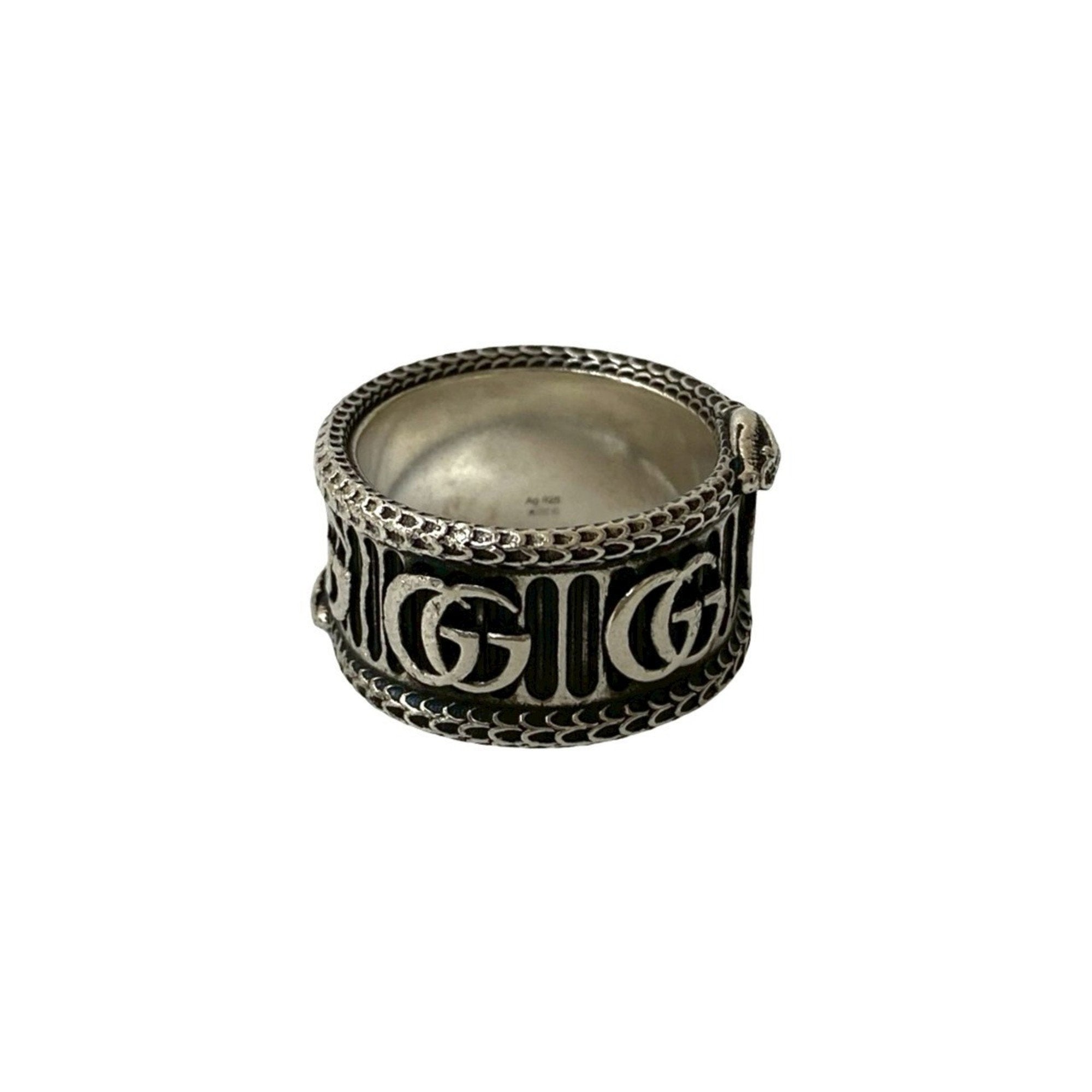 Double G Snake Ring Sterling Silver