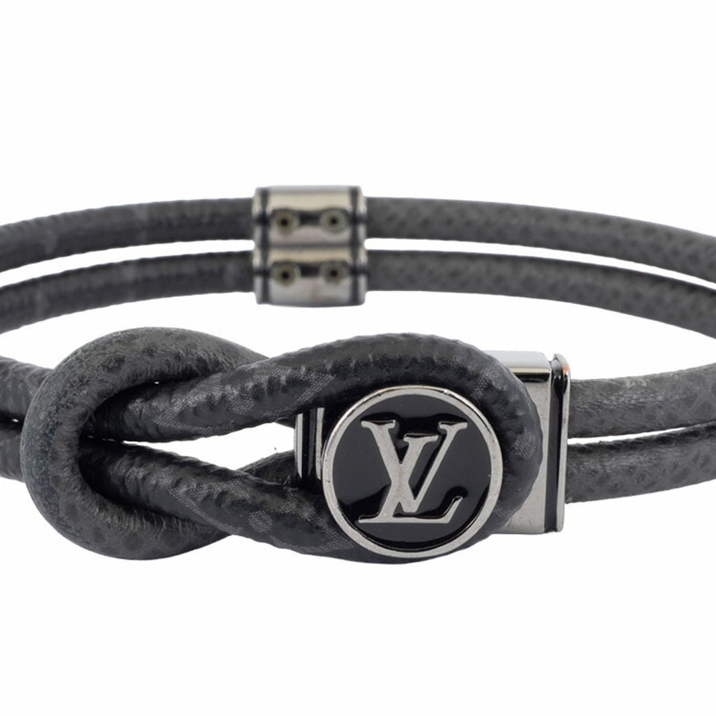 Bracelet Monogram Canvas Black and Gray