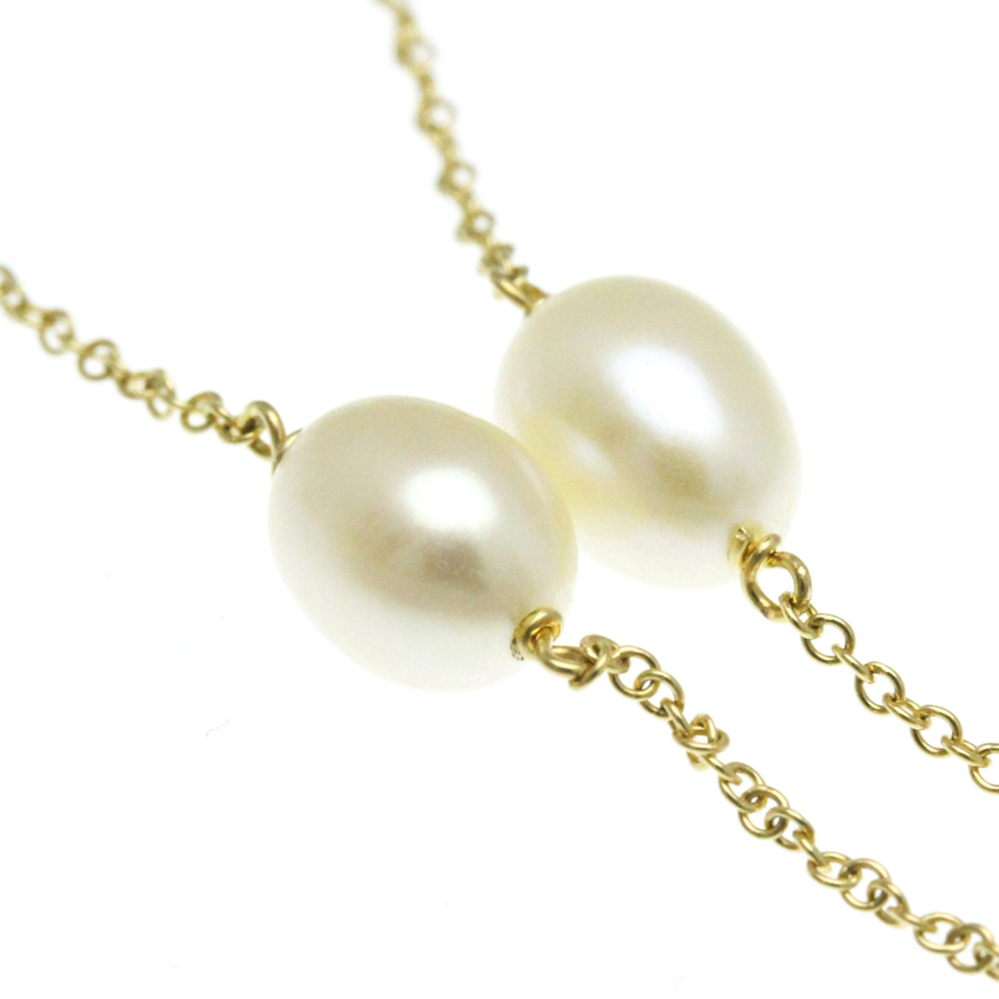 Elsa Peretti Diamonds By The Yard Pendant Necklace 18K Yellow Gold