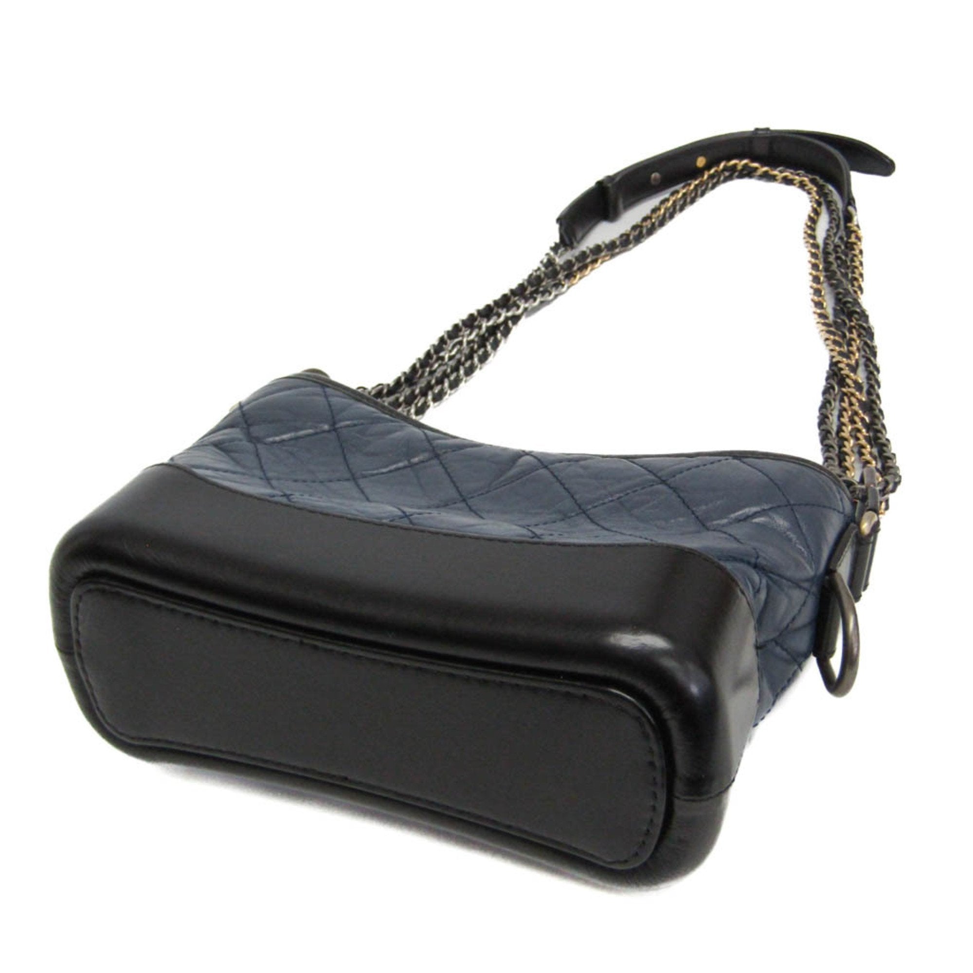 Gabrielle Hobo Quilted Aged Calfskin Small