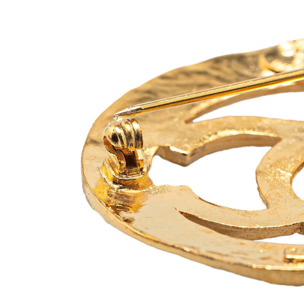 CC Logo Brooch Metal