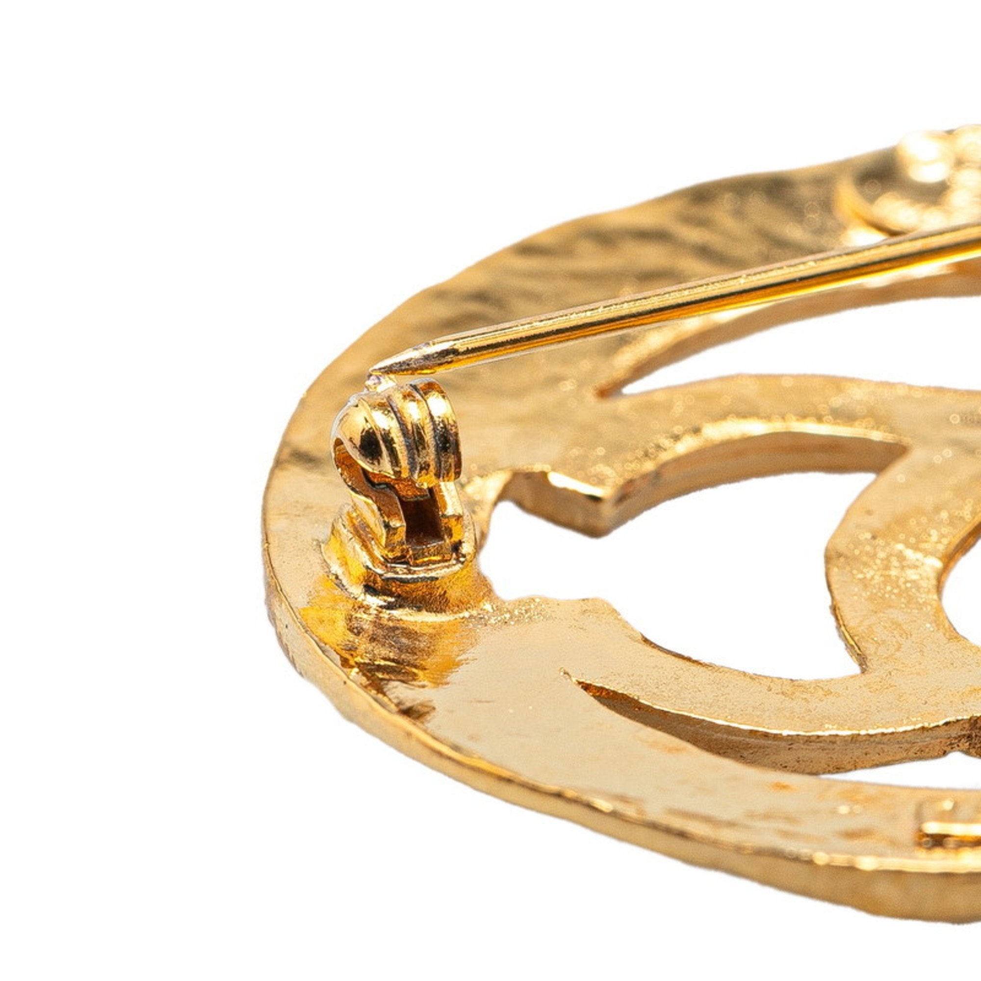 CC Logo Brooch Metal