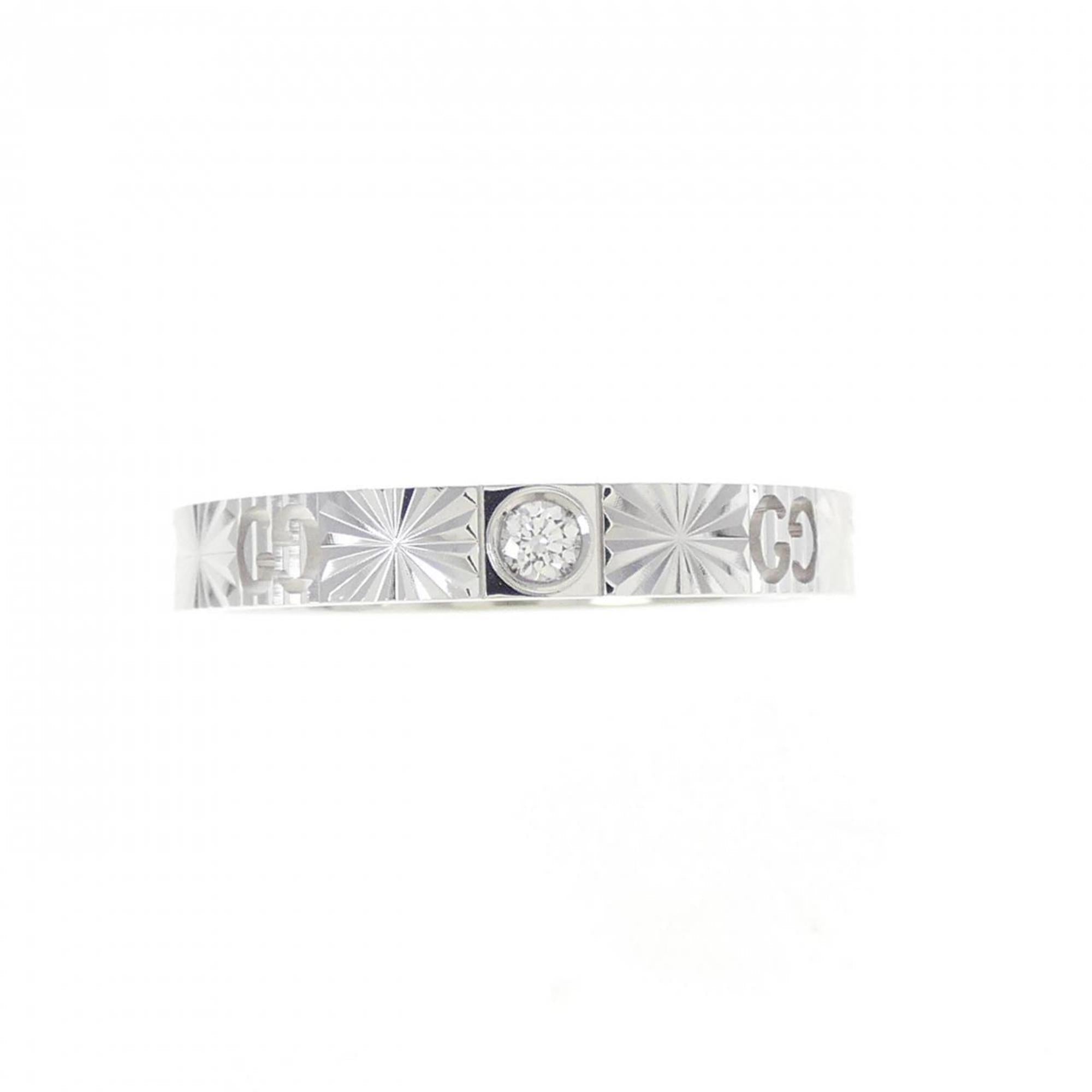 Ring 18K White Gold with Diamond