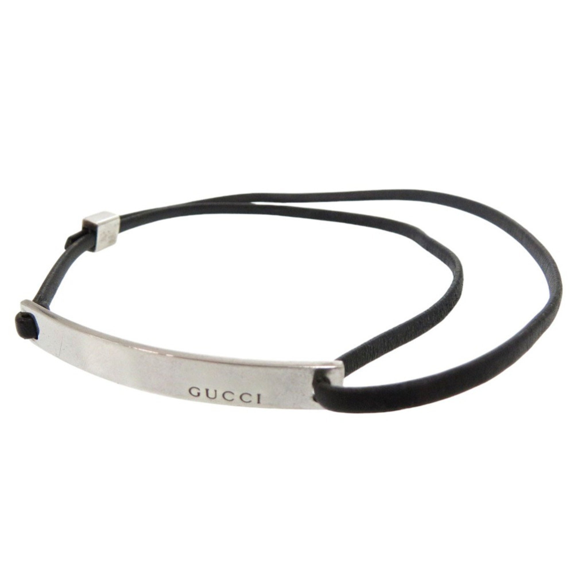 Necklace Leather and Sterling Silver