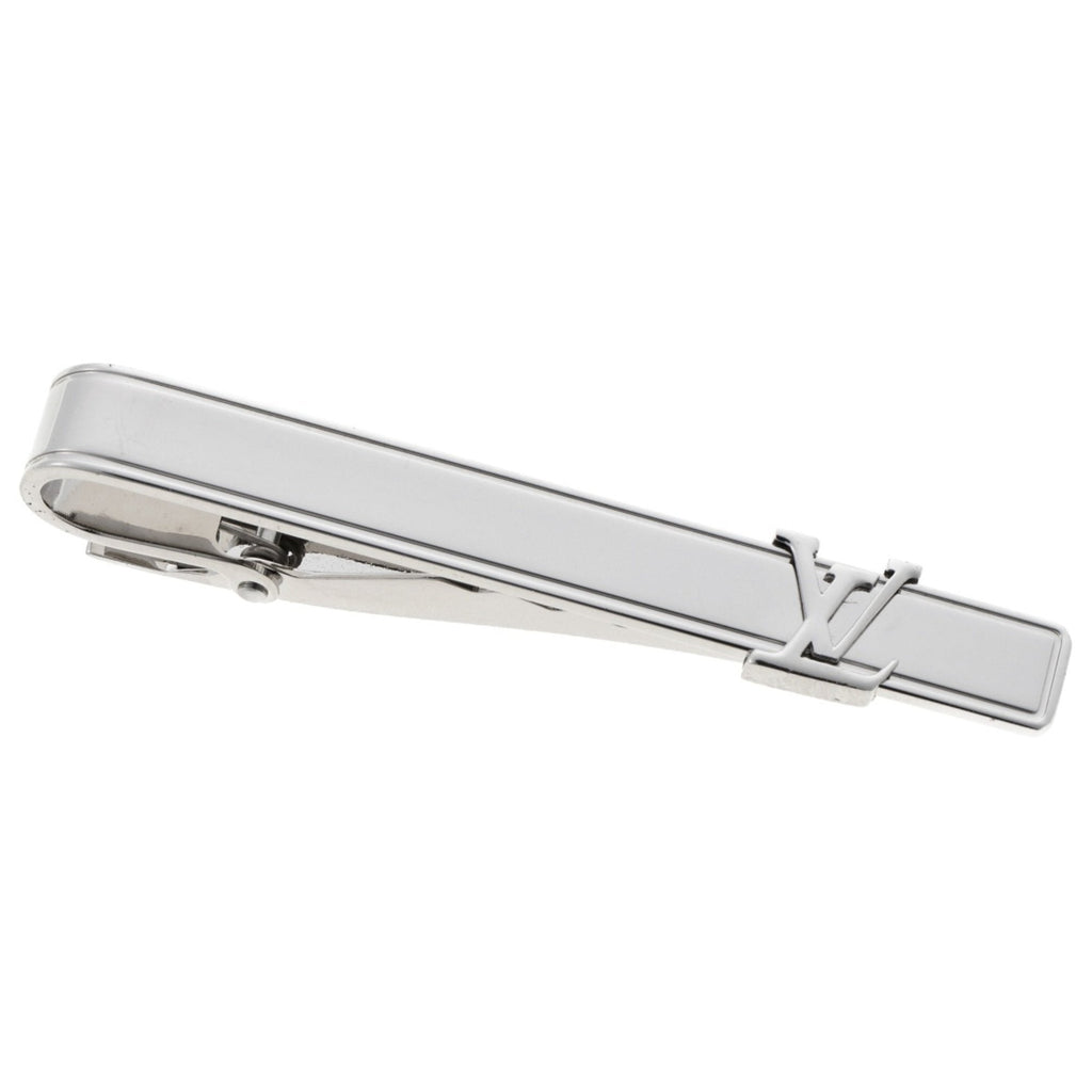 Pan Scravat Initial Tie Pin Metal Silver Brooch
