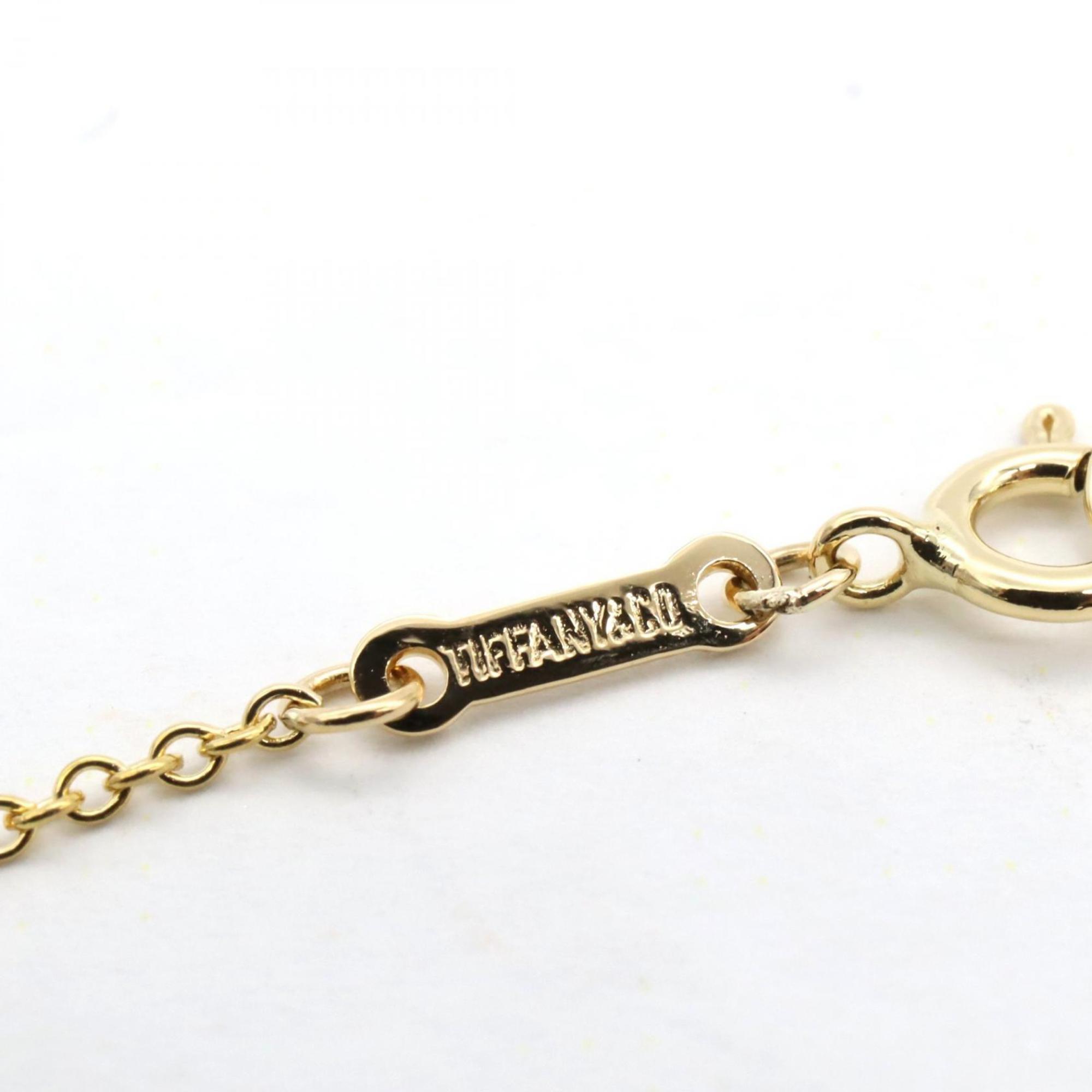 Open Heart Pendant Necklace 18K Yellow Gold