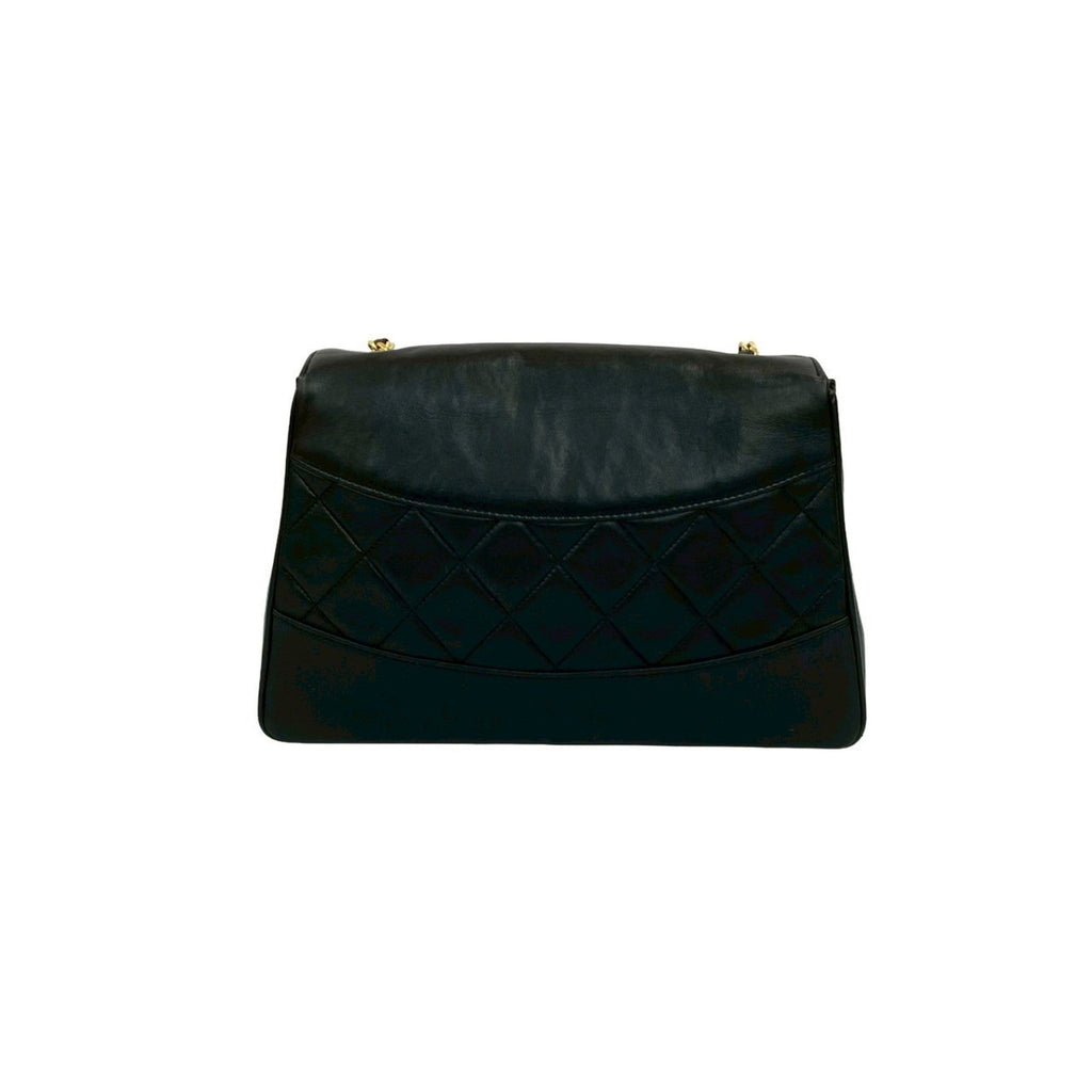 Vintage CC Chain Flap Bag Quilted Lambskin Small