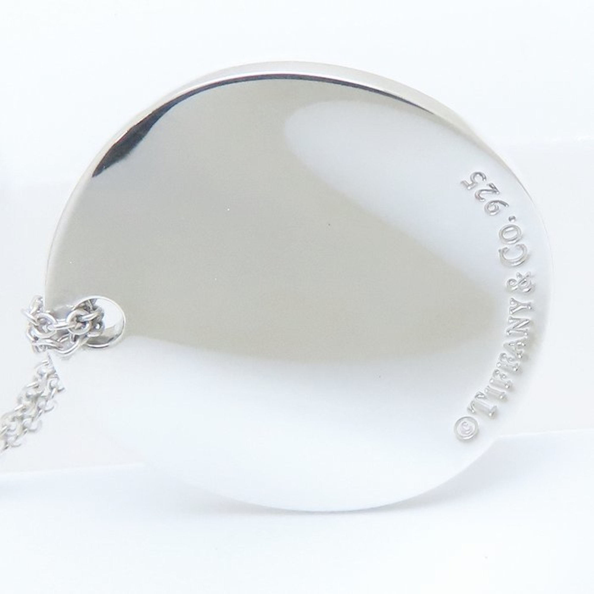 Notes Round Pendant Necklace Sterling Silver
