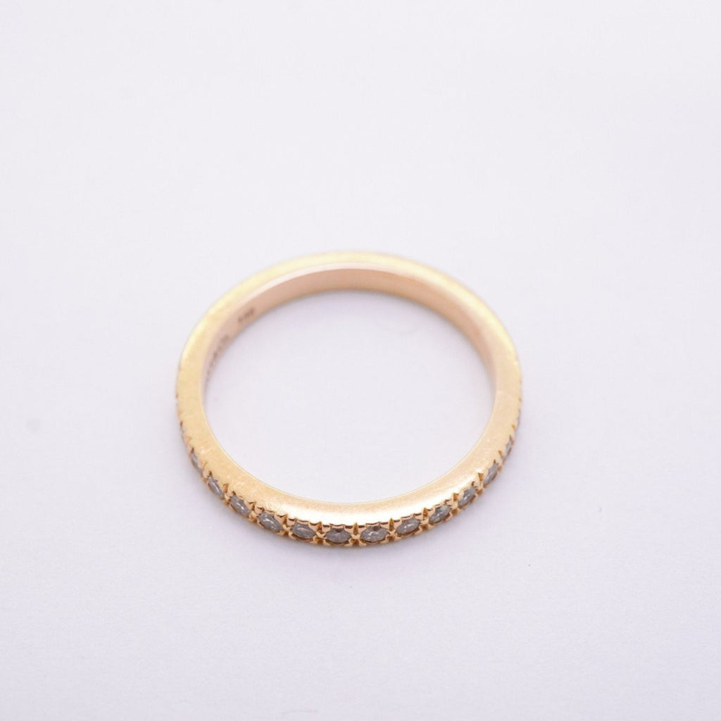 Ring 18K Rose Gold With Diamonds