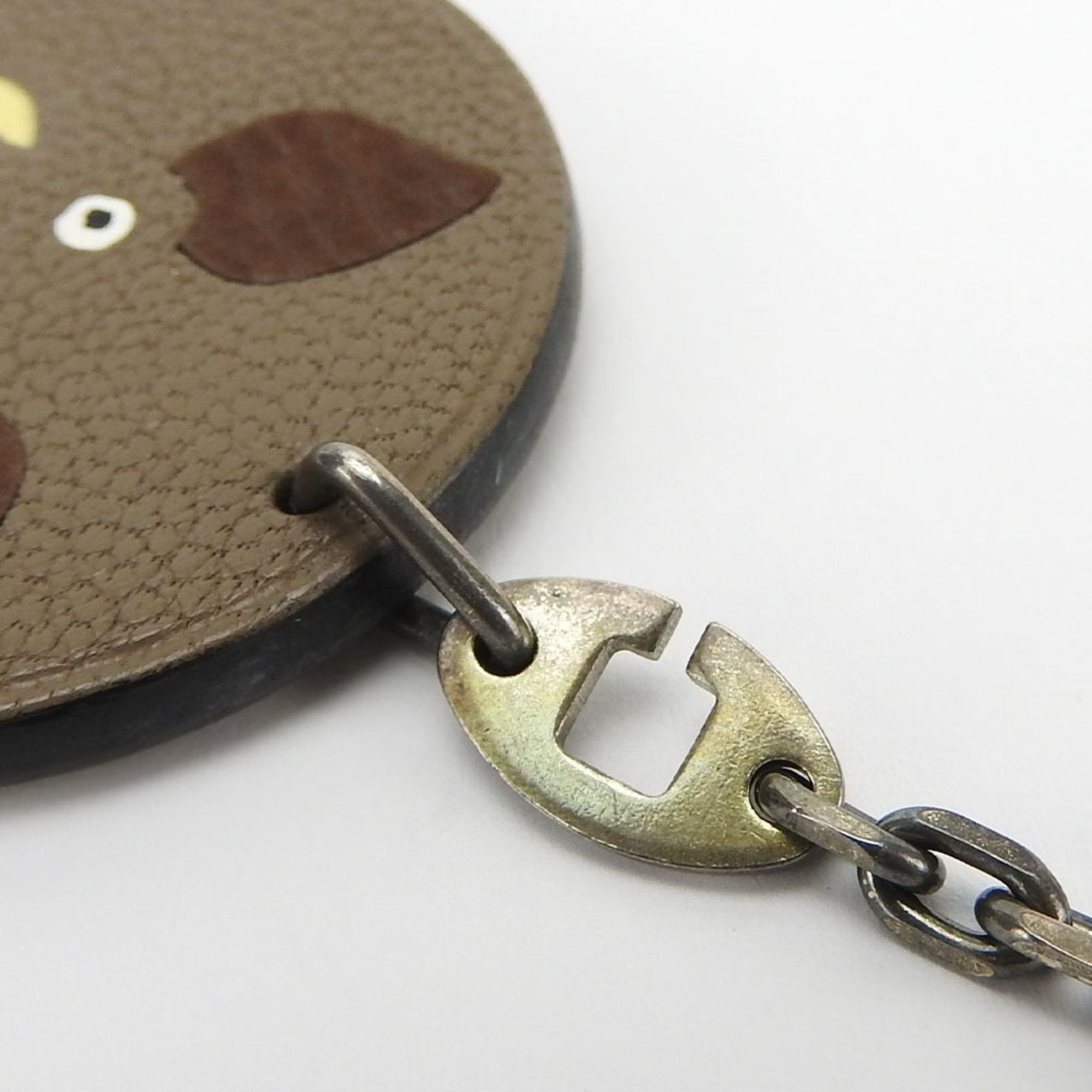 Charm Leather and Sterling Silver Handbag Charm