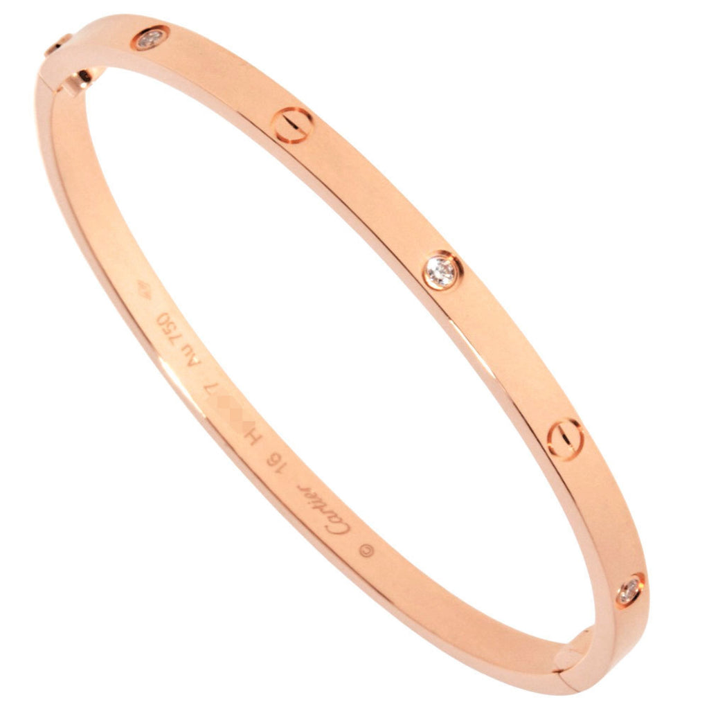Love Bracelet 18K Rose Gold with Diamond