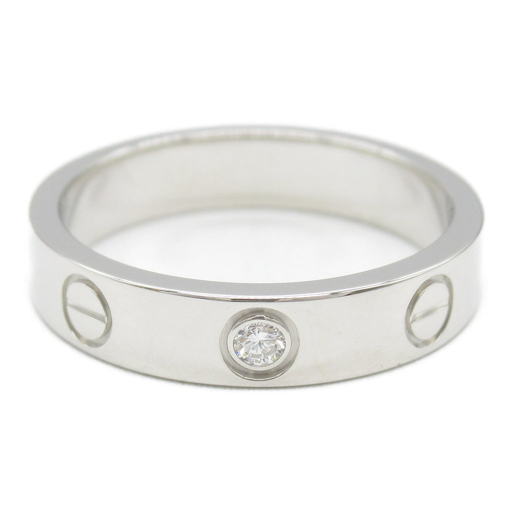 Mini Ring 18K White Gold with Diamonds