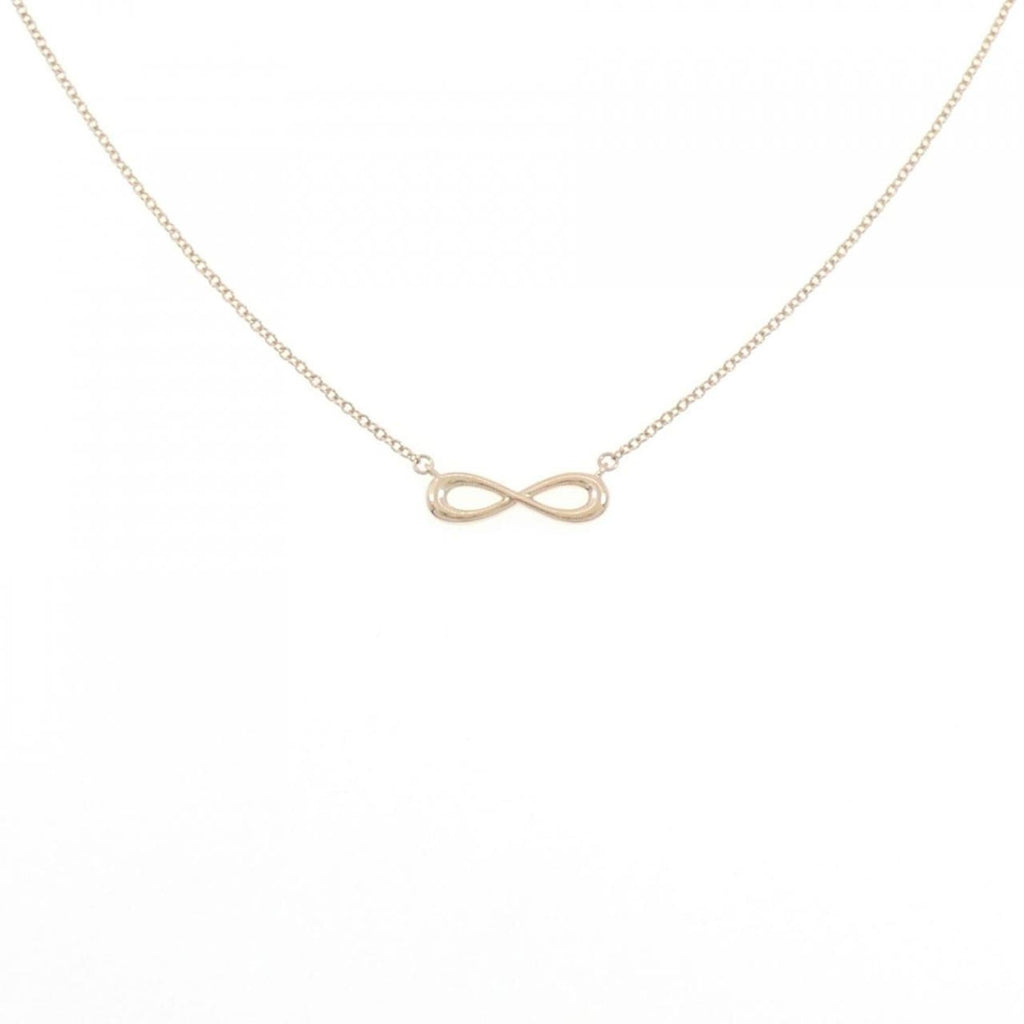 Infinity Pendant Necklace 18K Rose Gold Mini