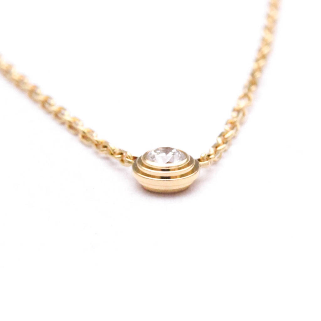 Pendant Necklace 18K Rose Gold with Diamond