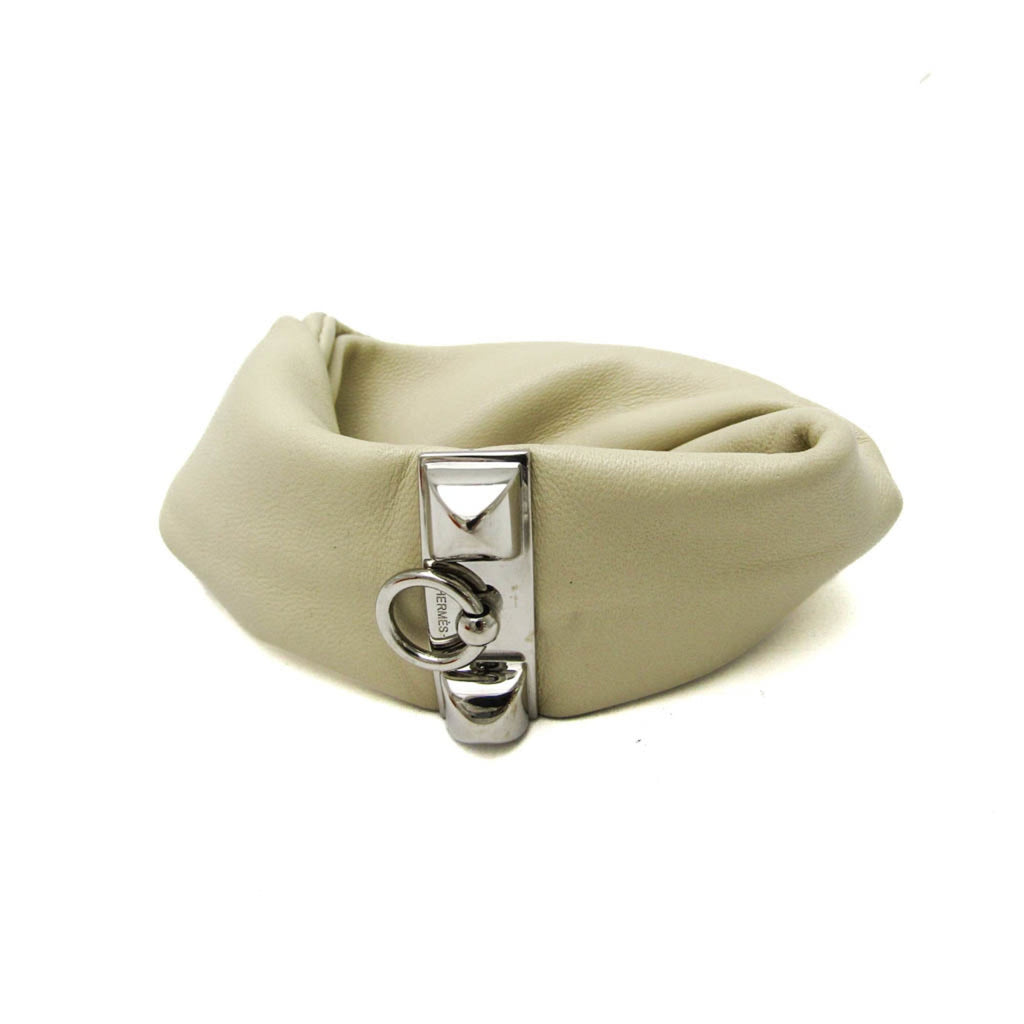Medor Bangle Leather Light Beige Bracelet