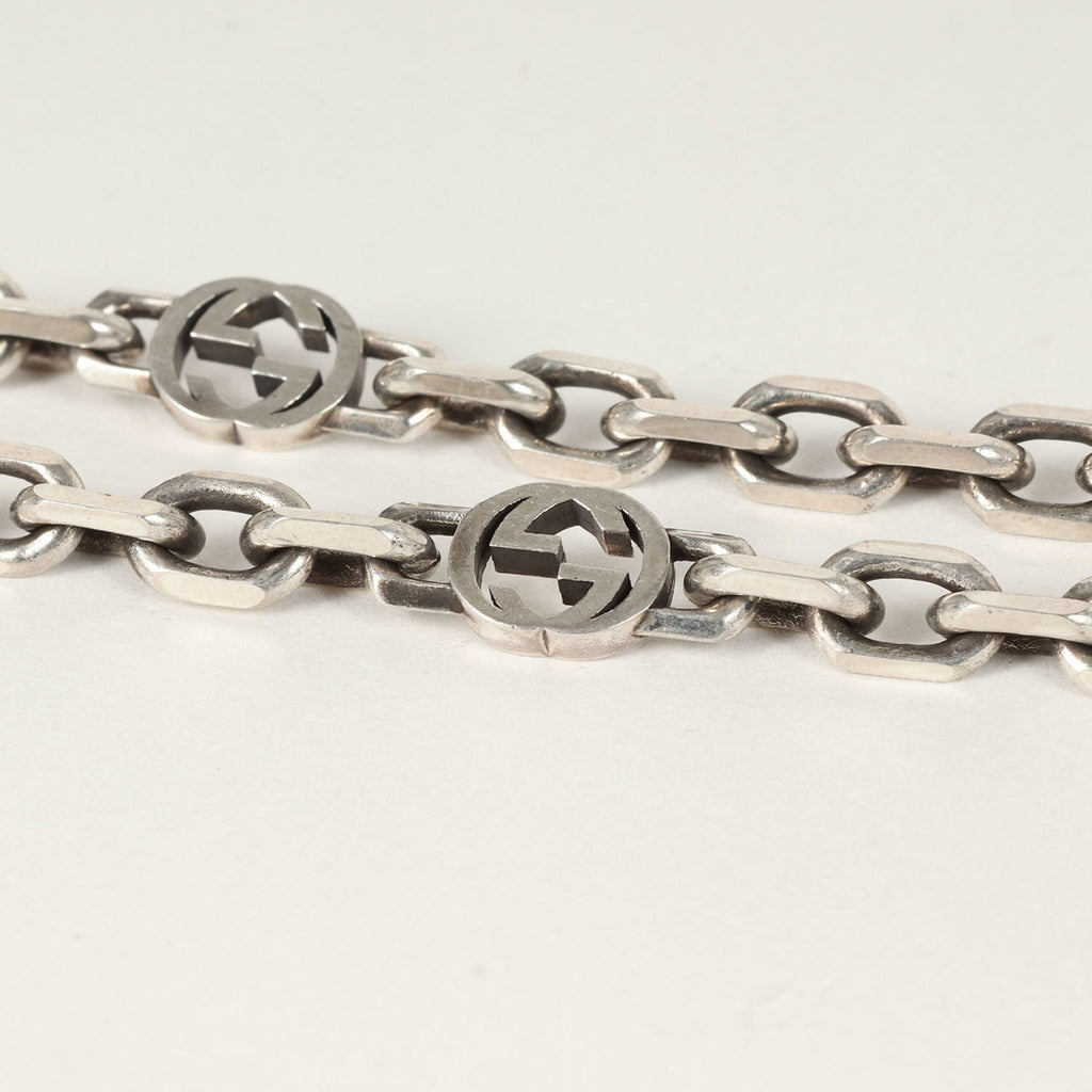 Interlocking Pendant Necklace Sterling Silver