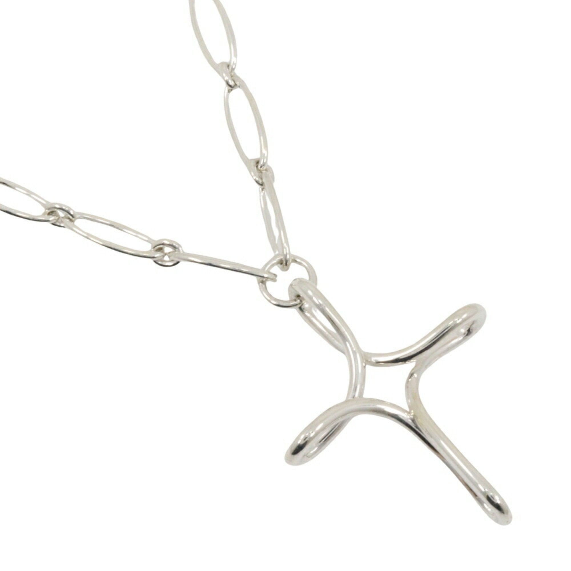 Elsa Peretti Pendant Necklace Sterling Silver 49mm